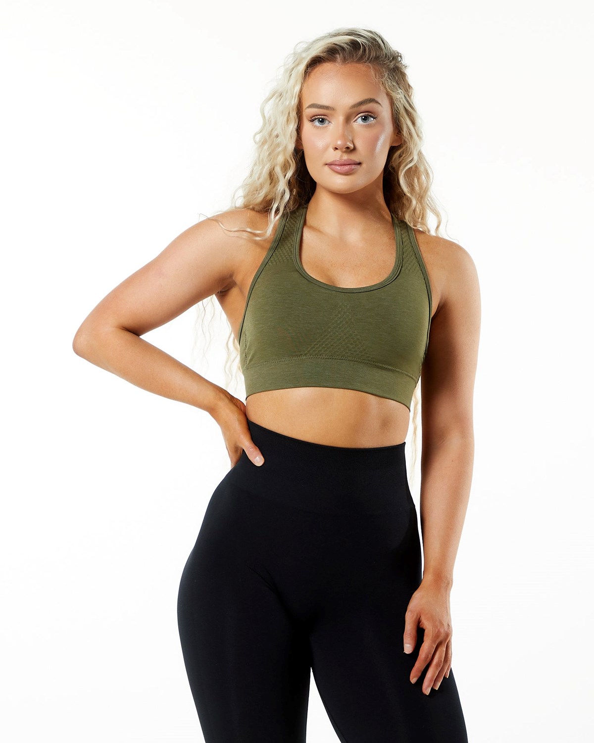 Alphalete High-Impact Seamless Sports Bra Aspen Femme | FRK-73437015