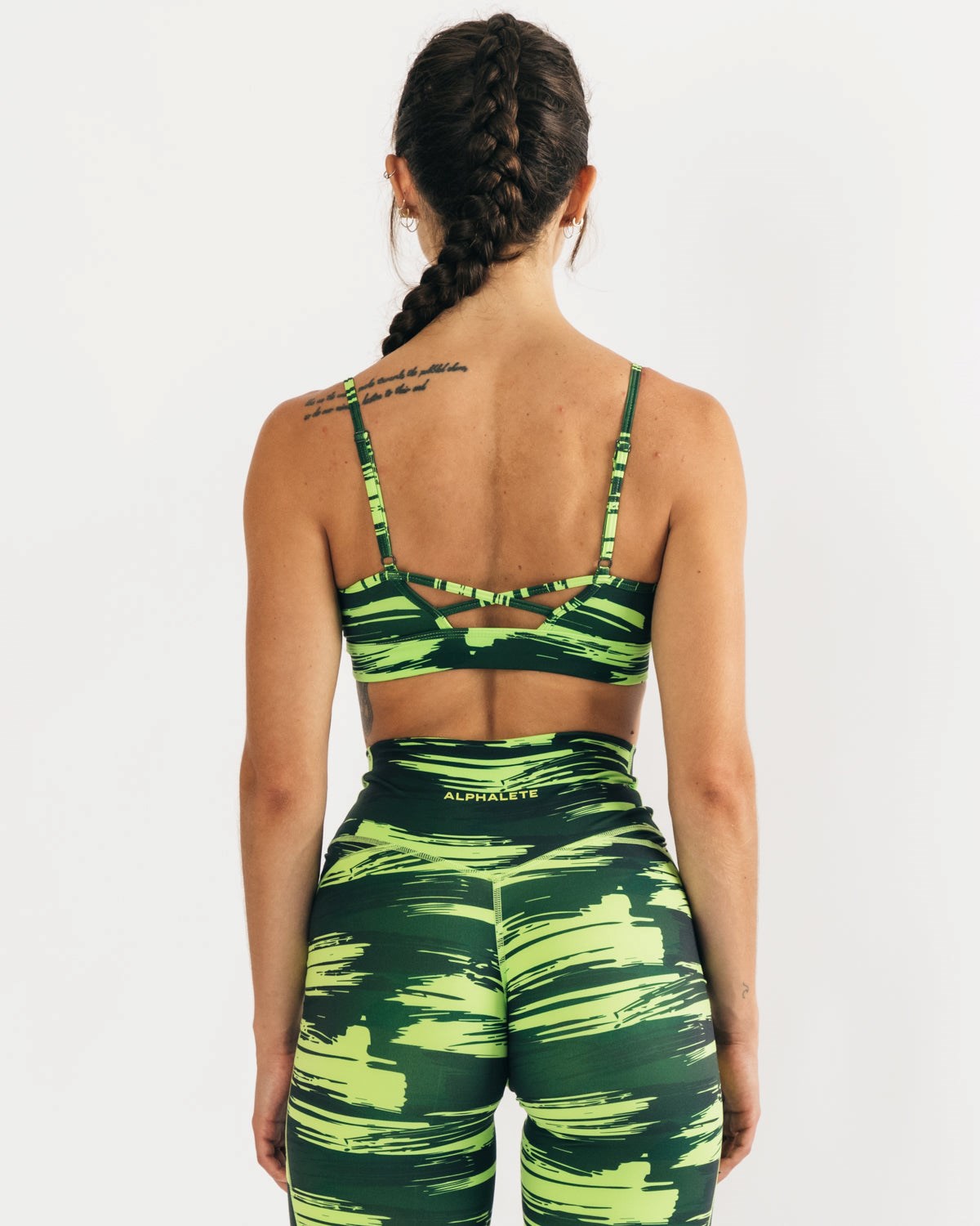 Alphalete Medium Impact Bra Camouflage Femme | UWM-52659462