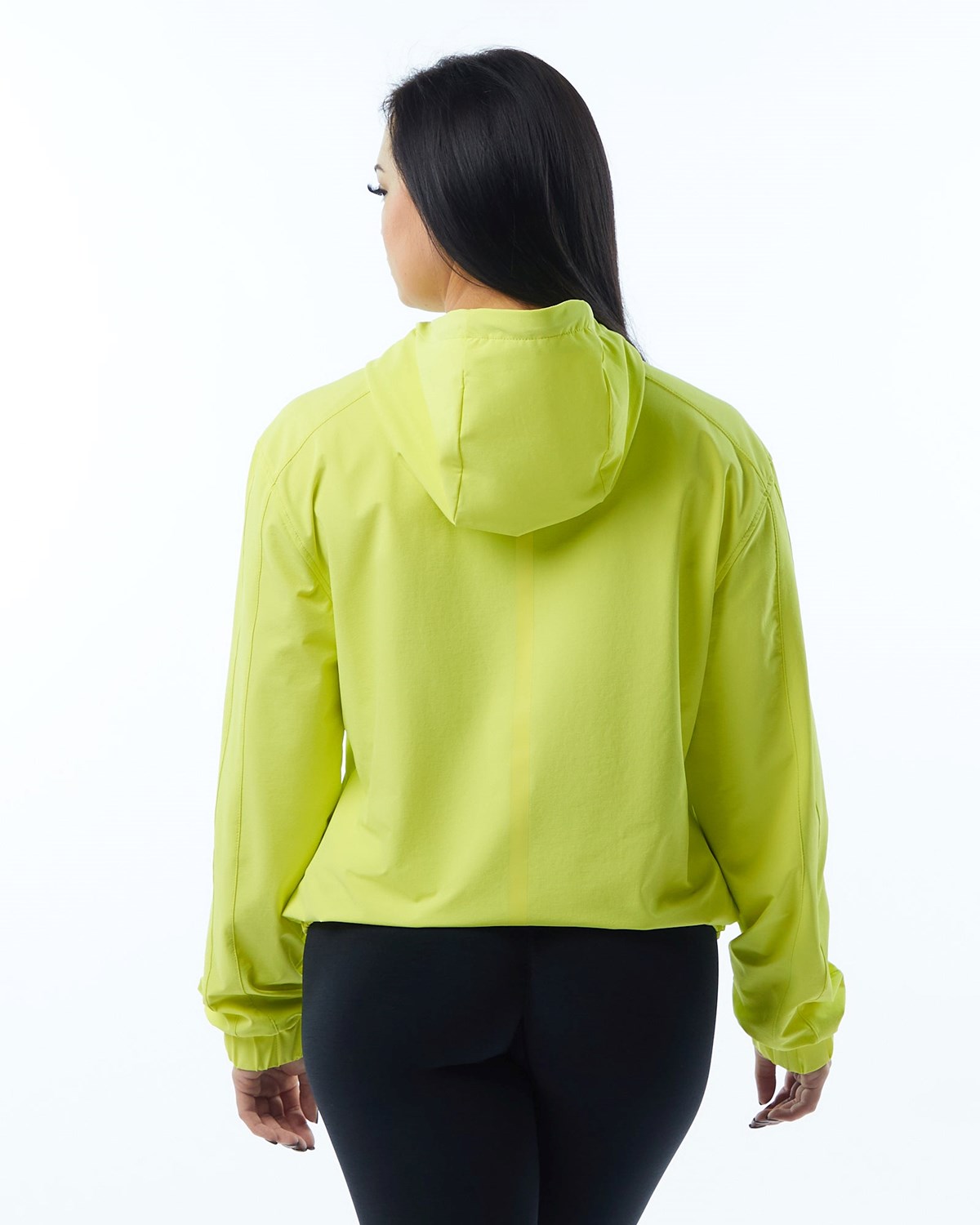 Alphalete Woven Performance Jacket Citrus Slice Femme | EBX-99211824