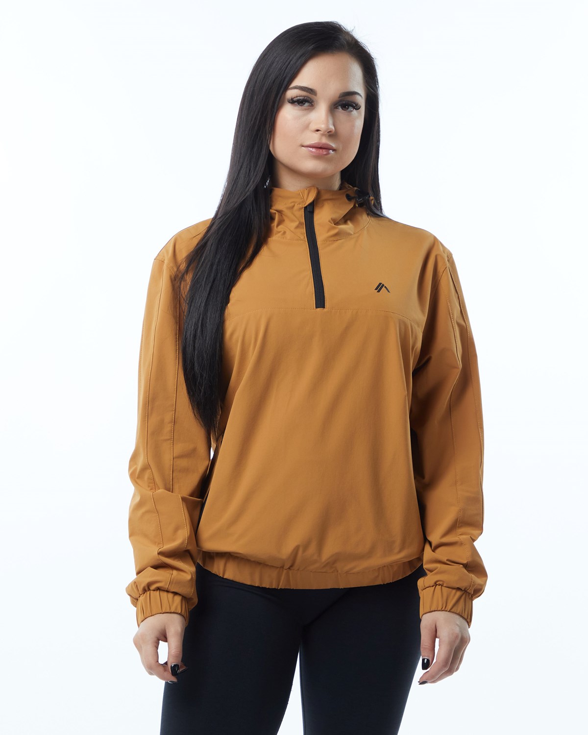 Alphalete Woven Performance Jacket Chestnut Femme | XFA-36392543