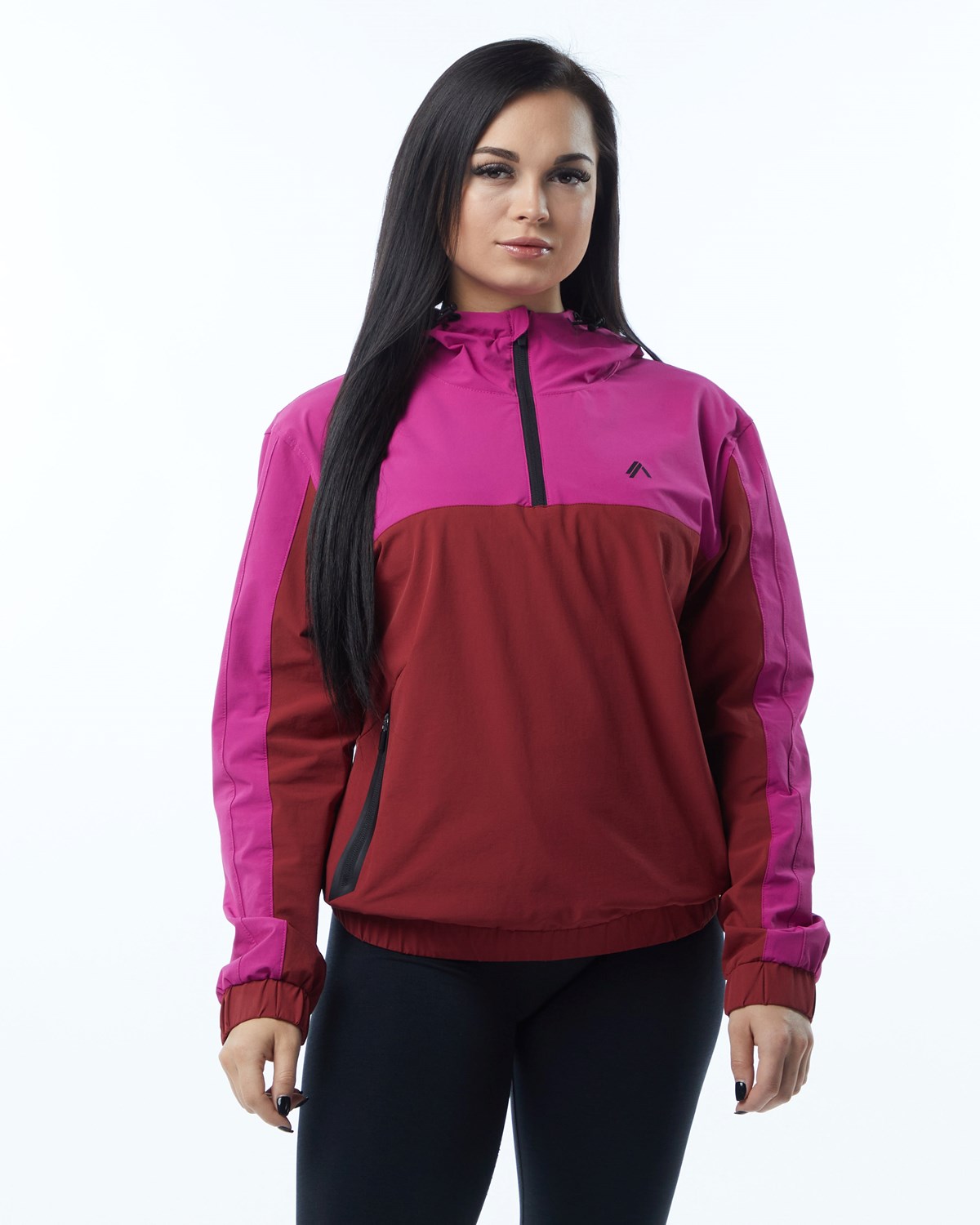 Alphalete Woven Performance Jacket Rose Femme | UXA-30468340