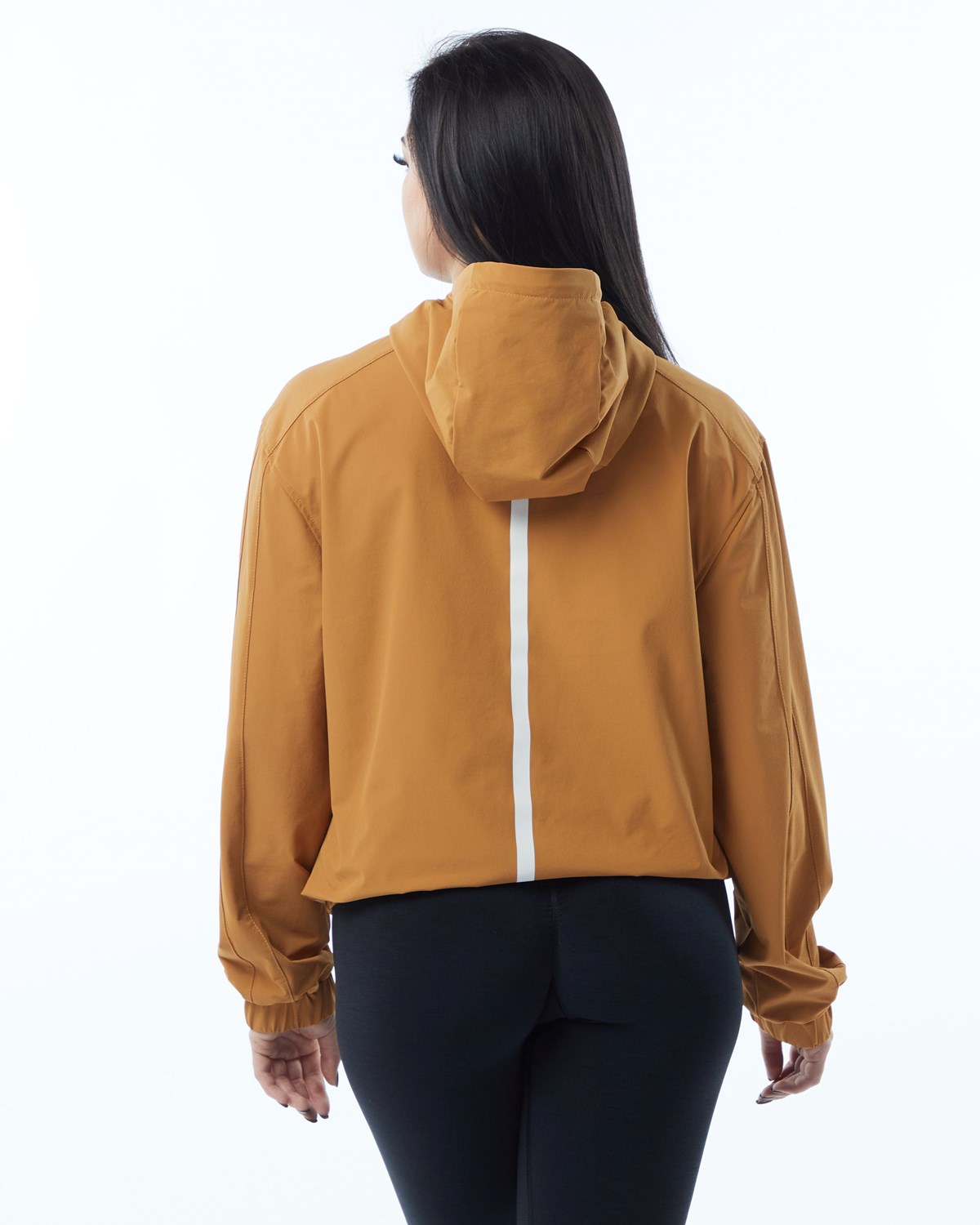 Alphalete Woven Performance Jacket Chestnut Femme | XFA-36392543