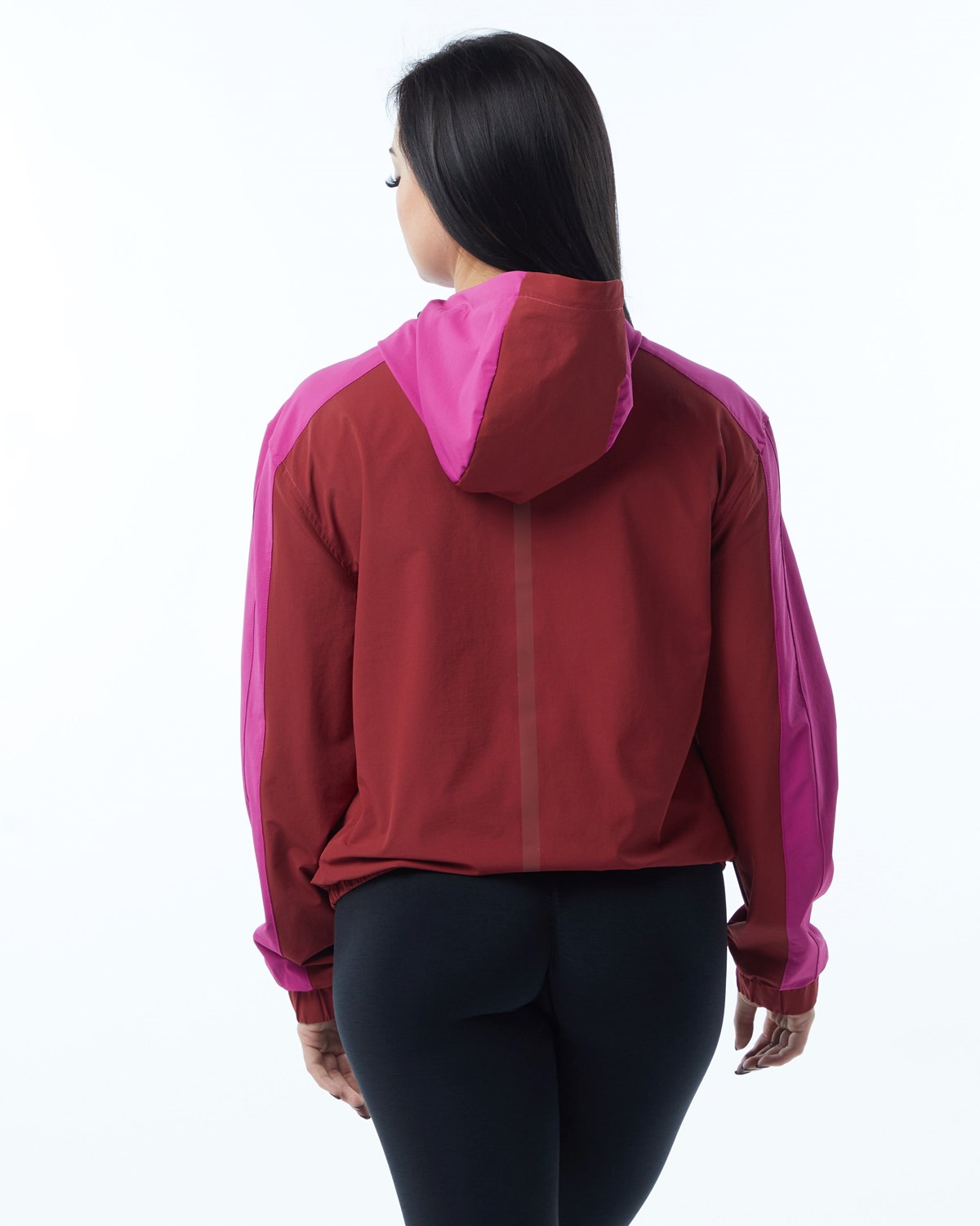 Alphalete Woven Performance Jacket Rose Femme | UXA-30468340