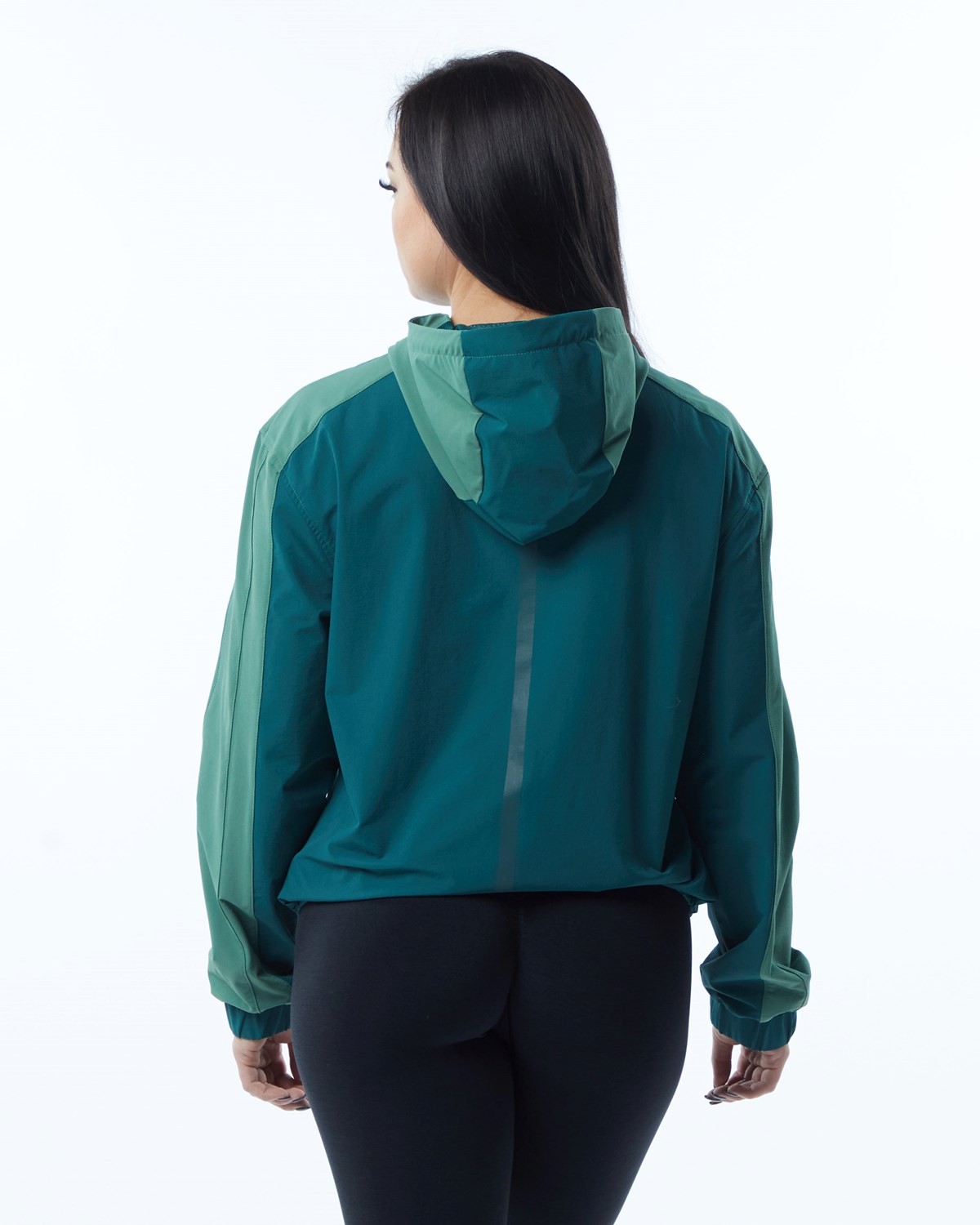 Alphalete Woven Performance Jacket Vert Femme | PMQ-00529197