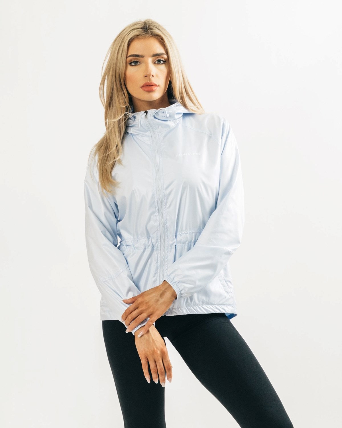 Alphalete Woven Performance Jacket Bleu Clair Femme | NBN-18553492