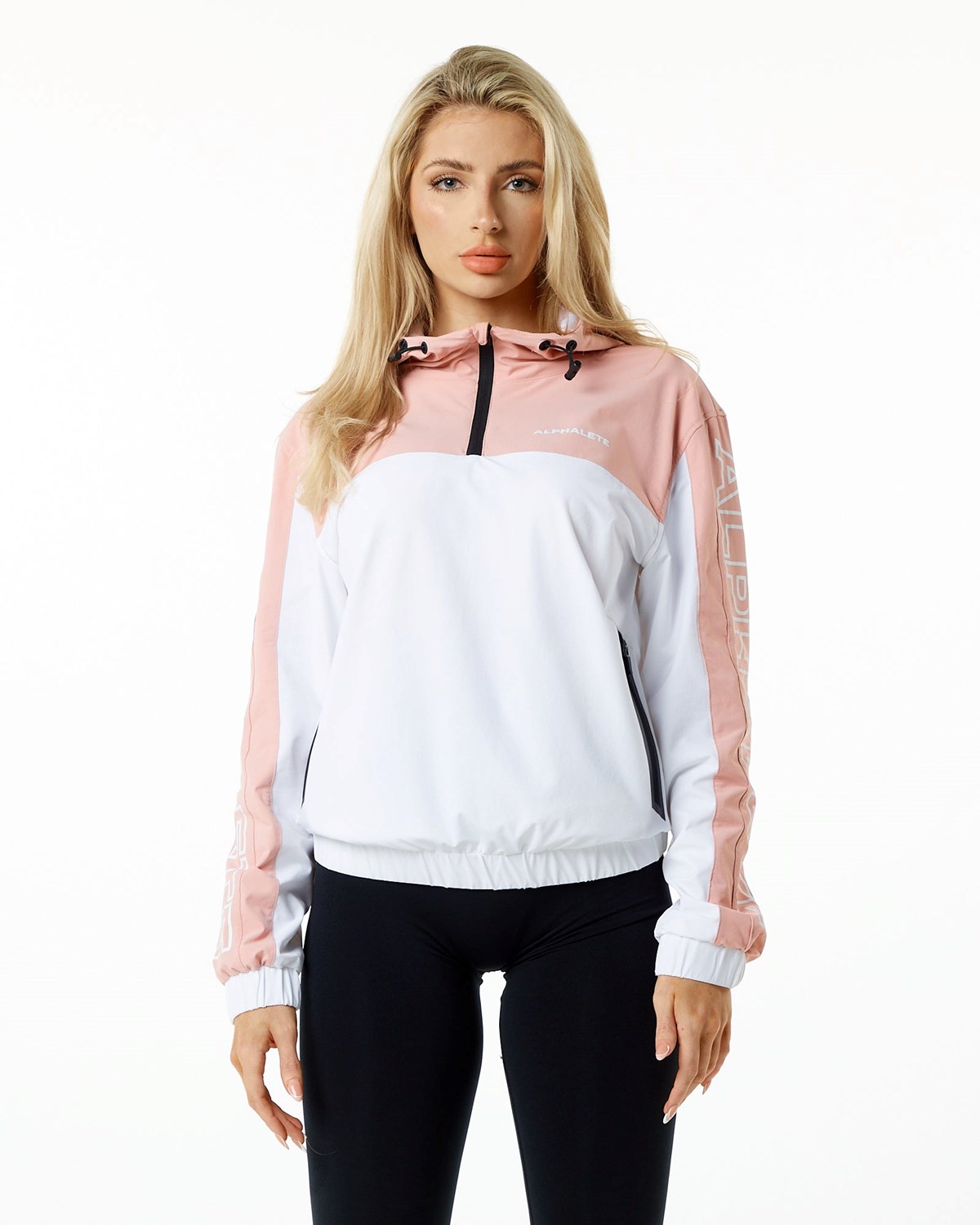 Alphalete Woven Performance Jacket Rose Femme | LAB-22340183