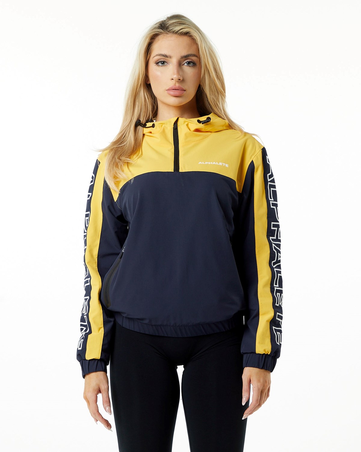 Alphalete Woven Performance Jacket Jaune Femme | WAC-30940171