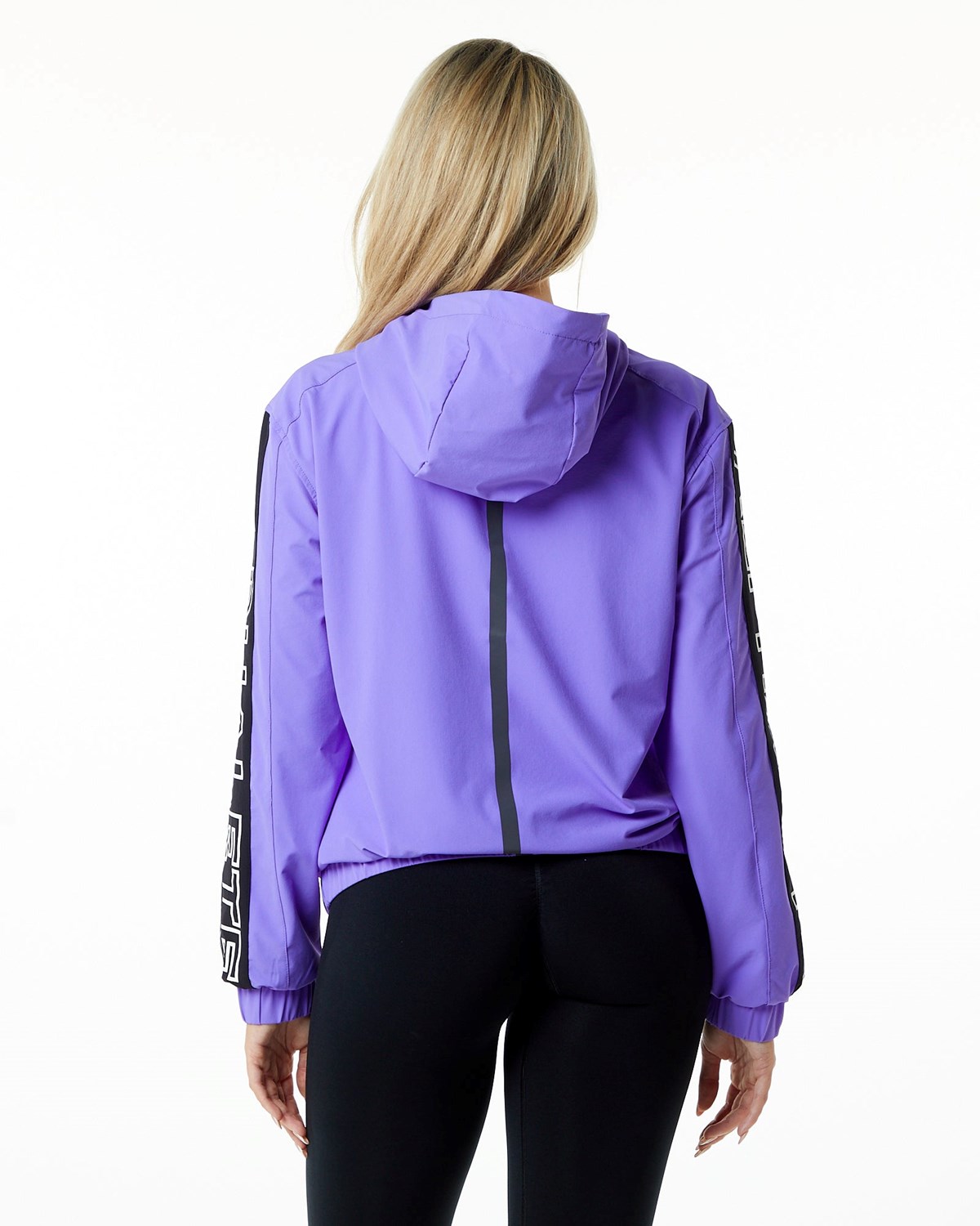 Alphalete Woven Performance Jacket Synthetic Violet Femme | DRH-28078371