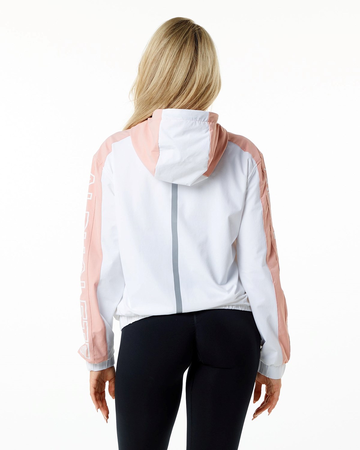 Alphalete Woven Performance Jacket Rose Femme | LAB-22340183