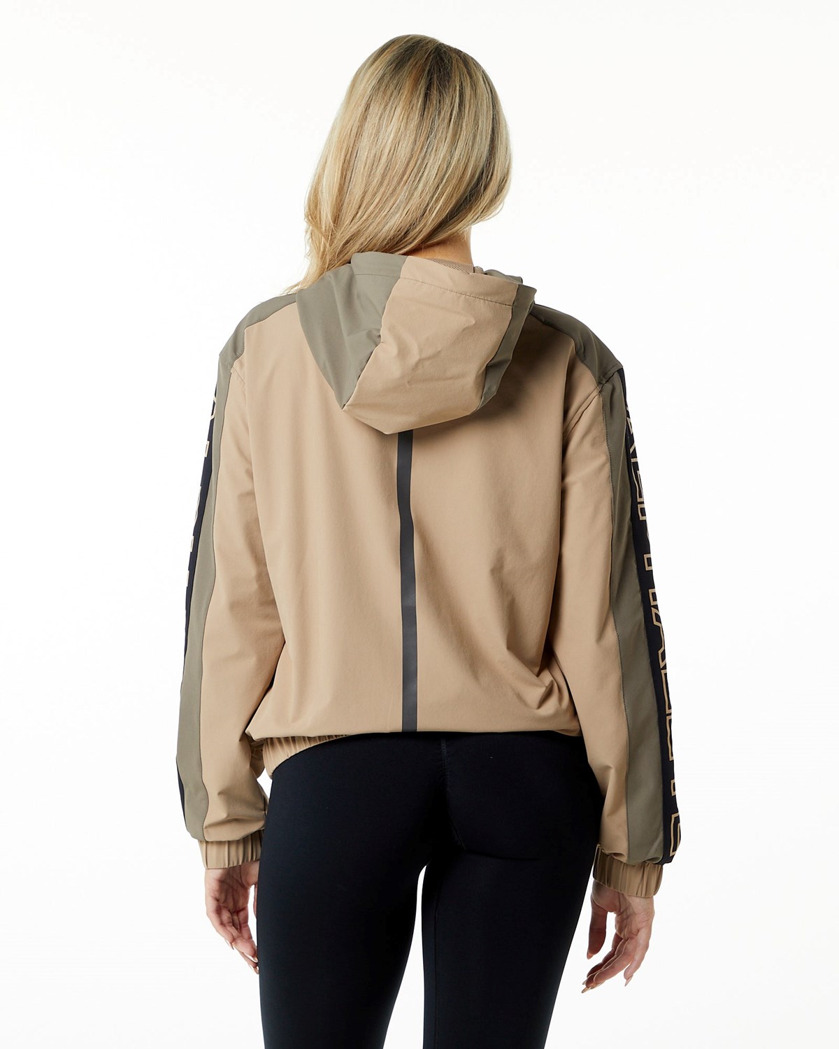 Alphalete Woven Performance Jacket Desert Safari Femme | VYL-55481918