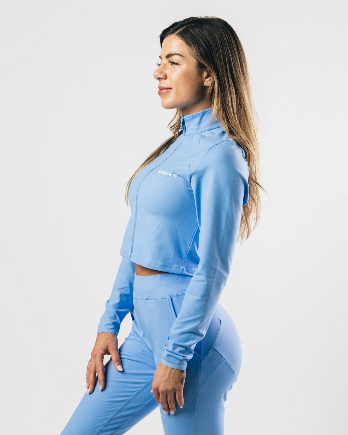 Alphalete 4-Way Stretch Piste Jacket Bleu Femme | PDH-35945586