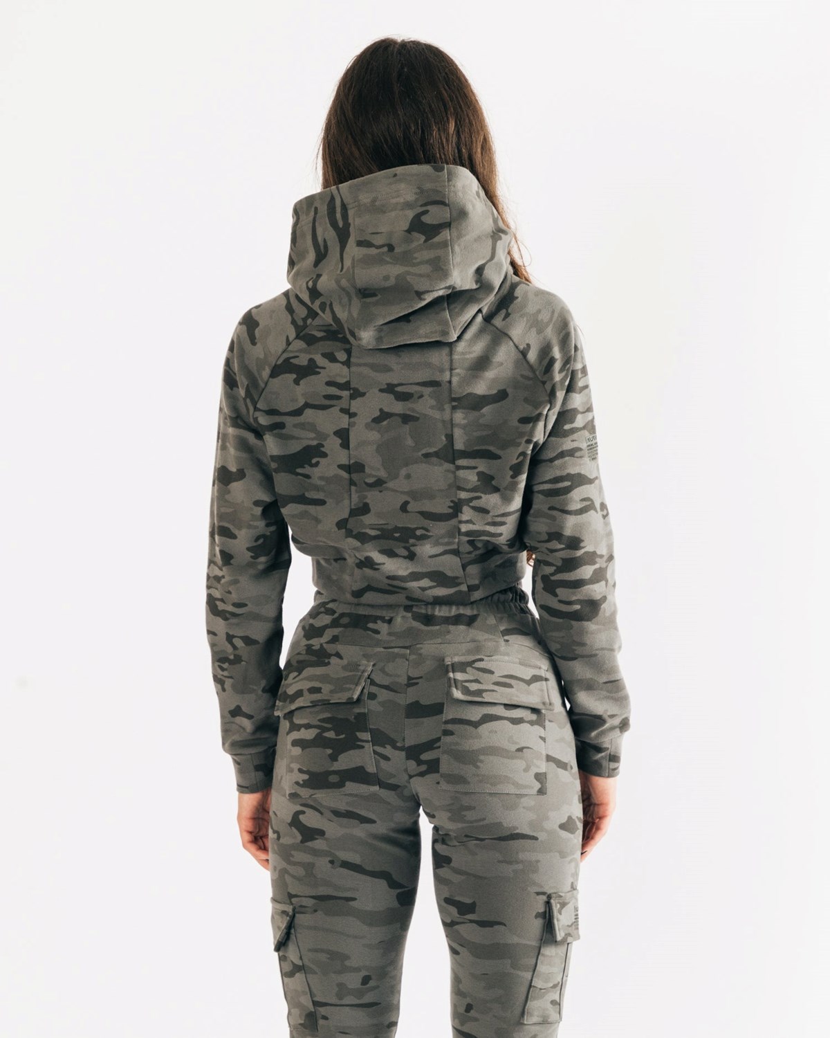 Alphalete Relaxed Single-Brushed Pullover Hoodie Camouflage Femme | AHM-19274607