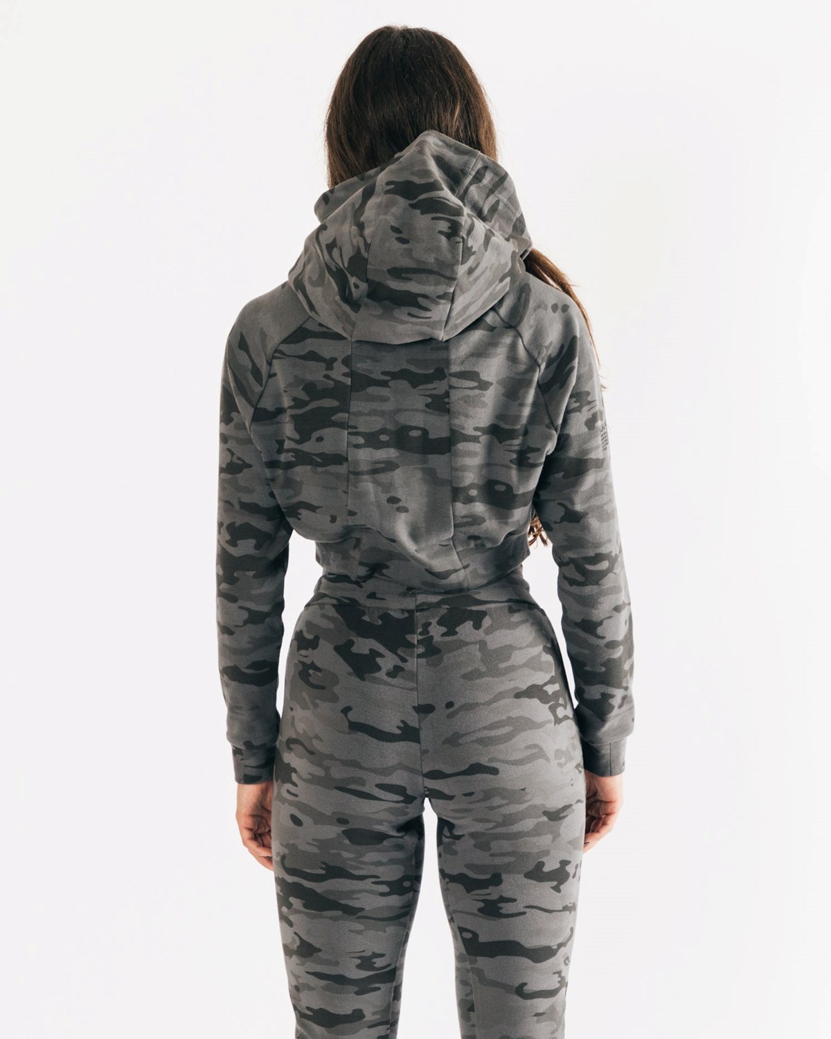 Alphalete Relaxed Single-Brushed Pullover Hoodie Camouflage Femme | OJL-89308425