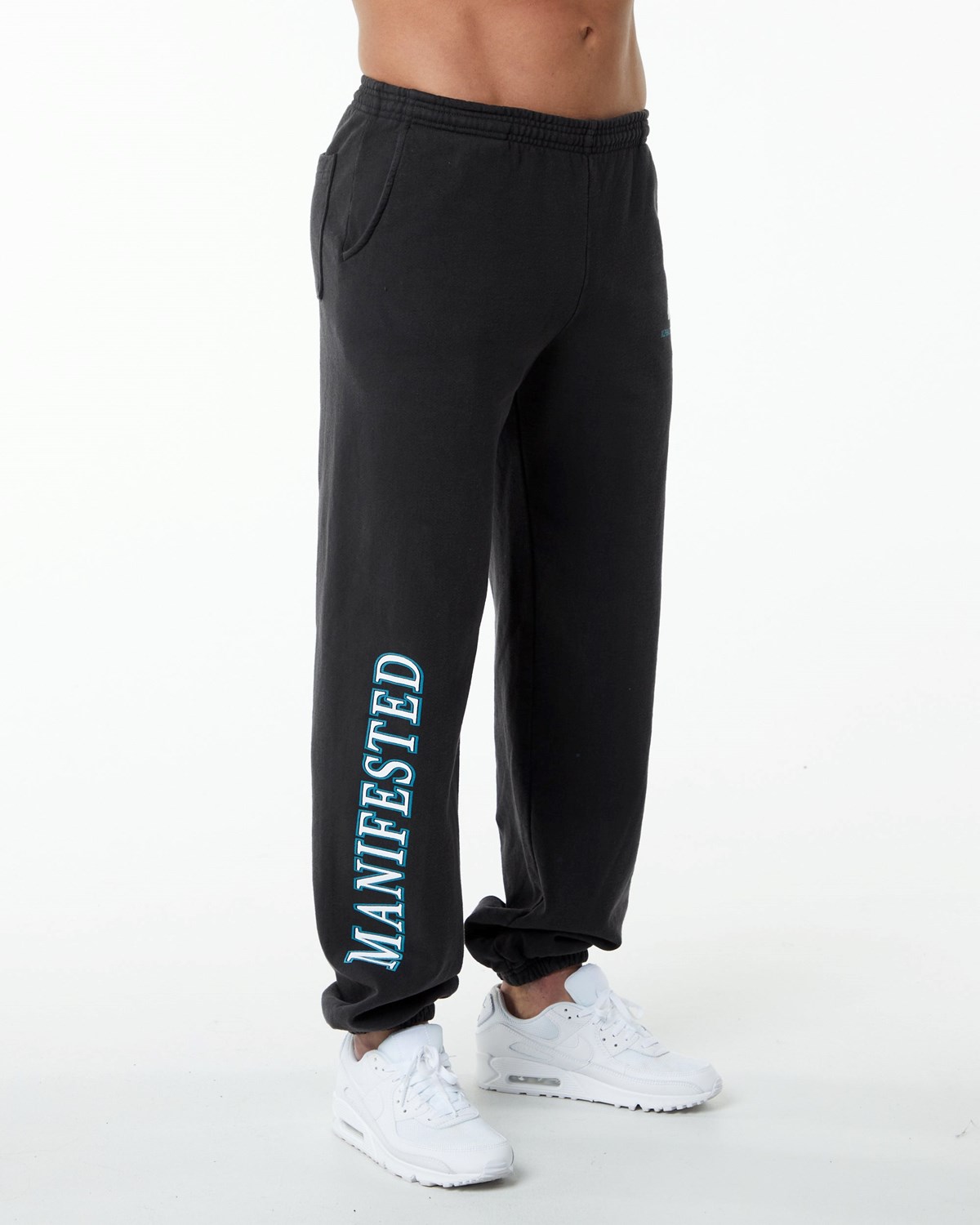 Alphalete Fleece Graphique Jogger Noir Homme | GFJ-45951708