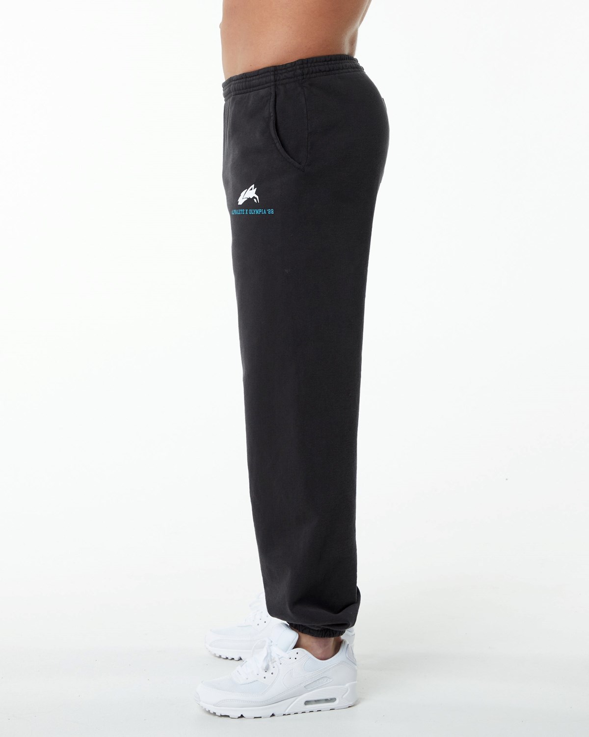 Alphalete Fleece Graphique Jogger Noir Homme | GFJ-45951708