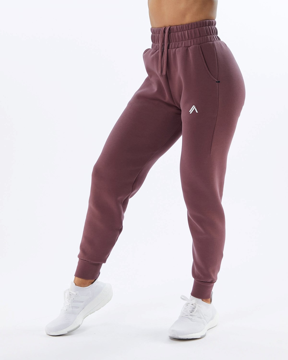 Alphalete Interlock Knit Cuffed Jogger Mauve Femme | XZB-57807374