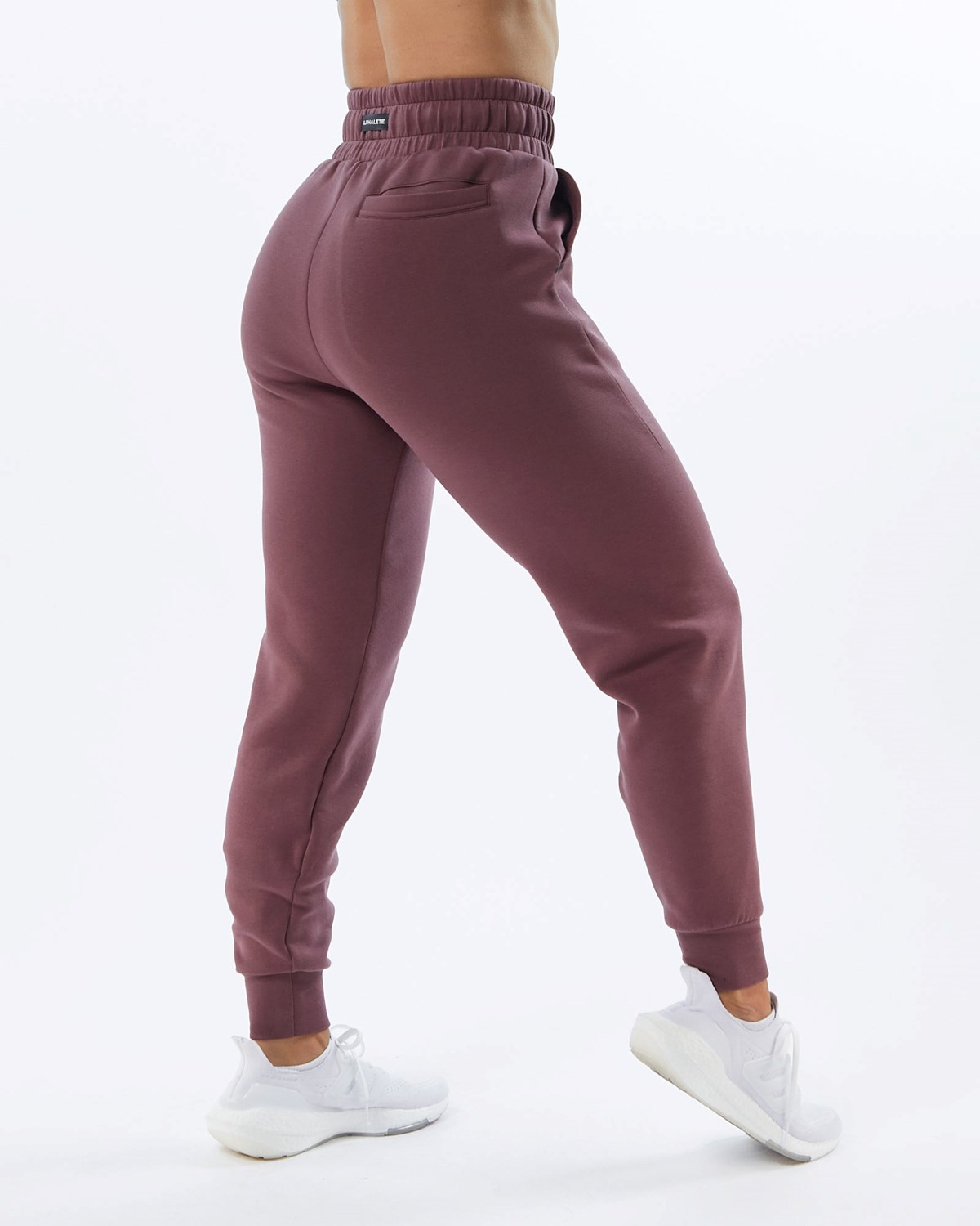 Alphalete Interlock Knit Cuffed Jogger Mauve Femme | XZB-57807374