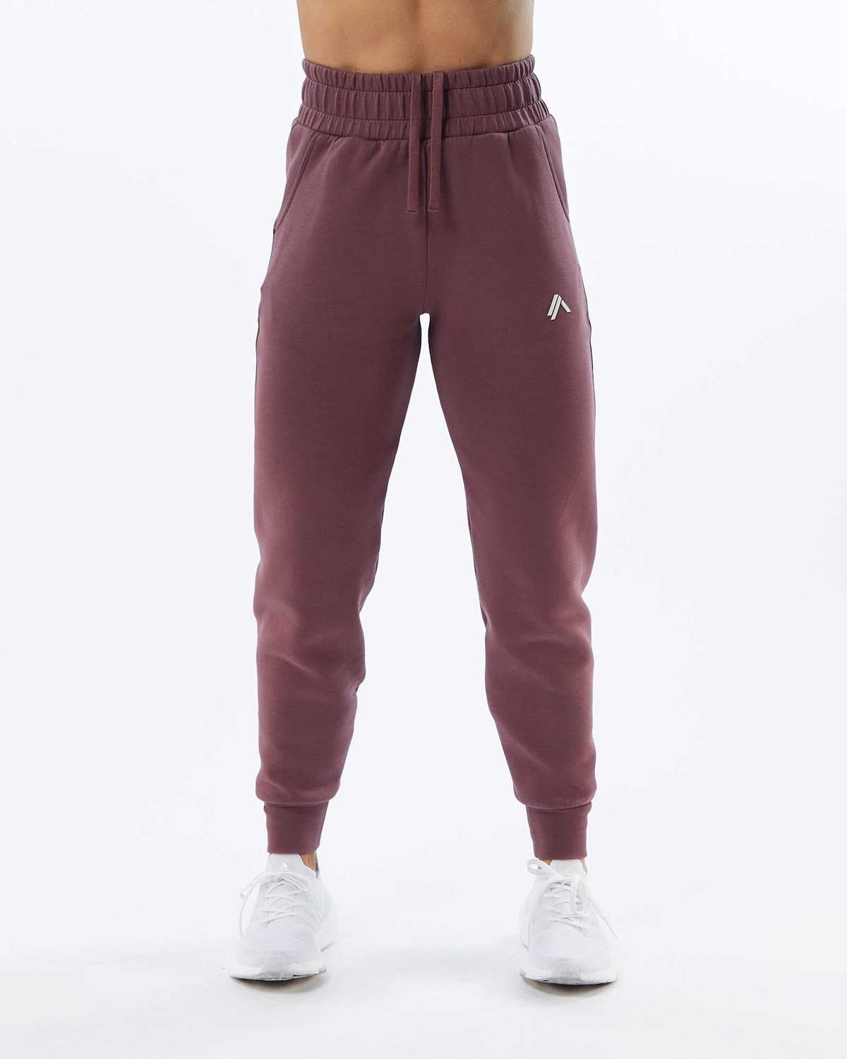 Alphalete Interlock Knit Cuffed Jogger Mauve Femme | XZB-57807374