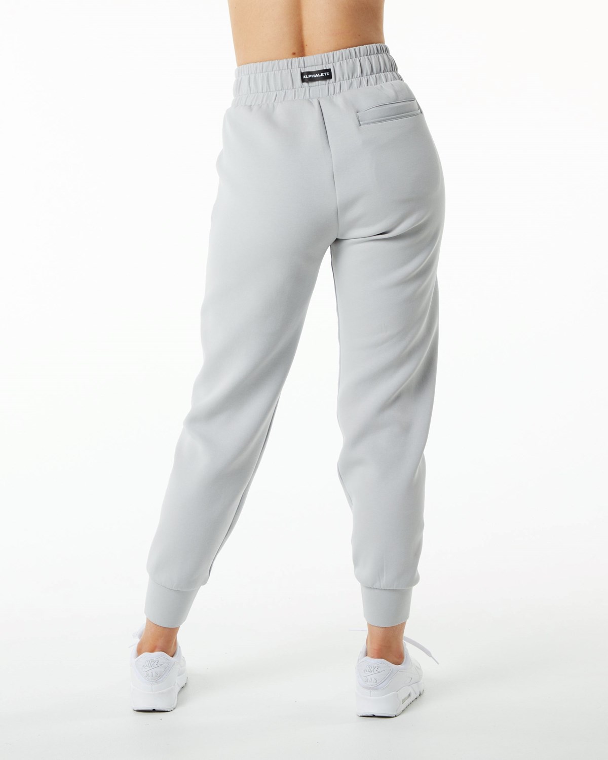 Alphalete Interlock Knit Cuffed Jogger Grise Femme | EOV-46046660