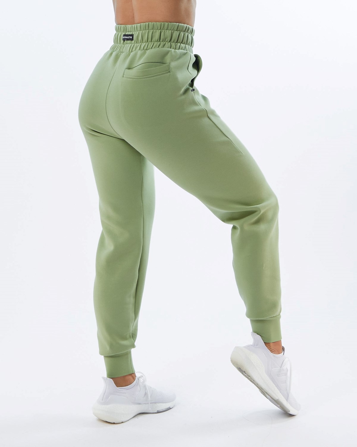 Alphalete Interlock Knit Cuffed Jogger Vert Clair Femme | BCV-64210828