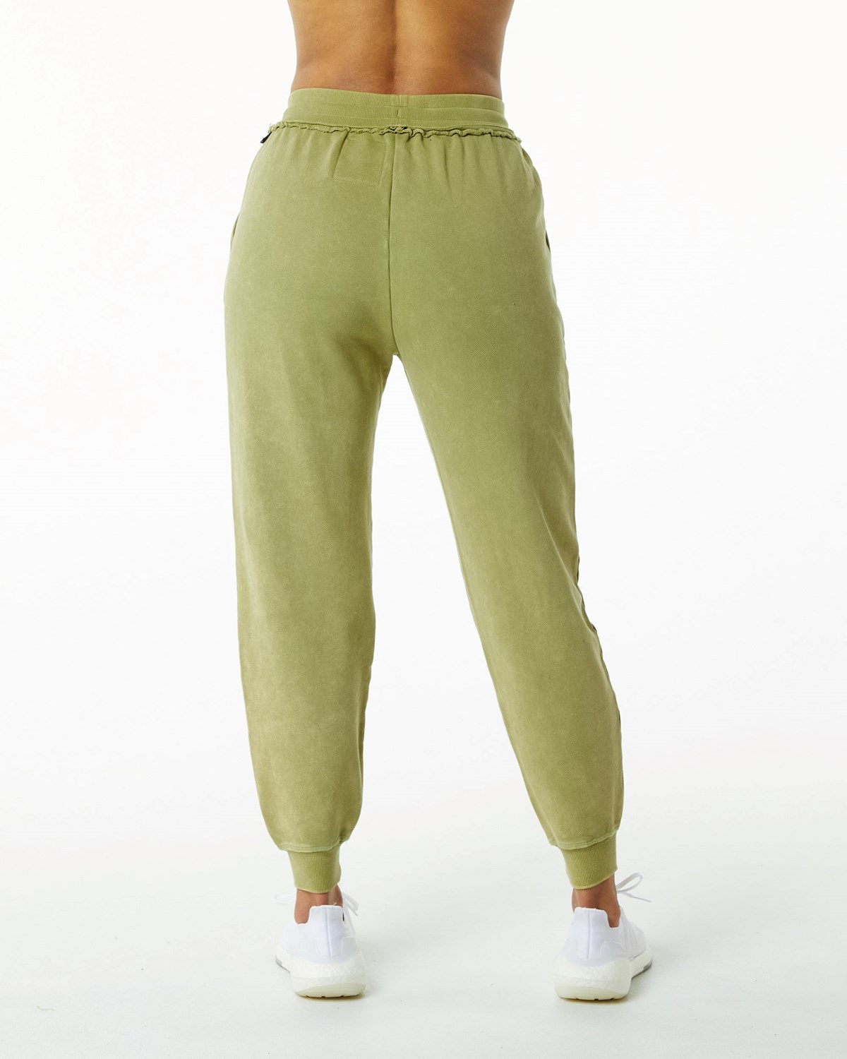 Alphalete Heavyweight Washed Terry Jogger Vert Femme | ICW-02435412