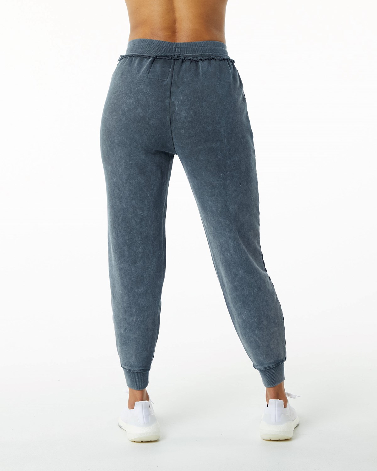 Alphalete Heavyweight Washed Terry Jogger Bleu Femme | NMR-69635334