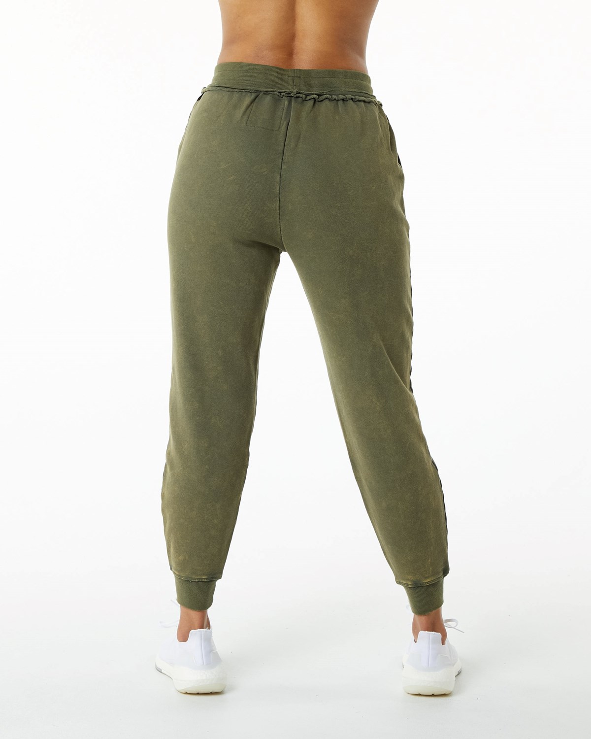 Alphalete Heavyweight Washed Terry Jogger Vert Femme | PQO-40416407