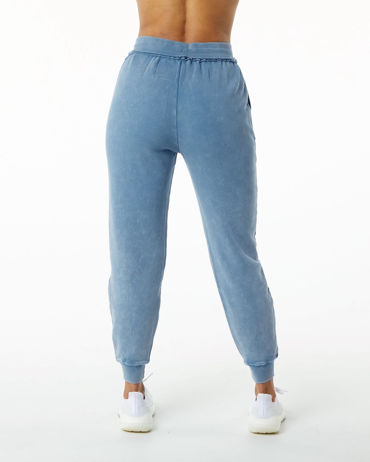 Alphalete Heavyweight Washed Terry Jogger Bleu Femme | QXG-38163535