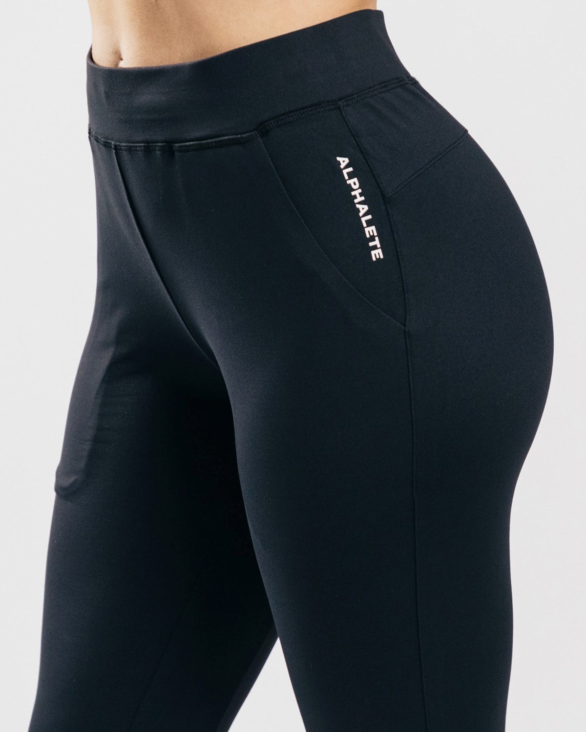 Alphalete 4-Way Stretch Jogger Noir Femme | SLP-06145244