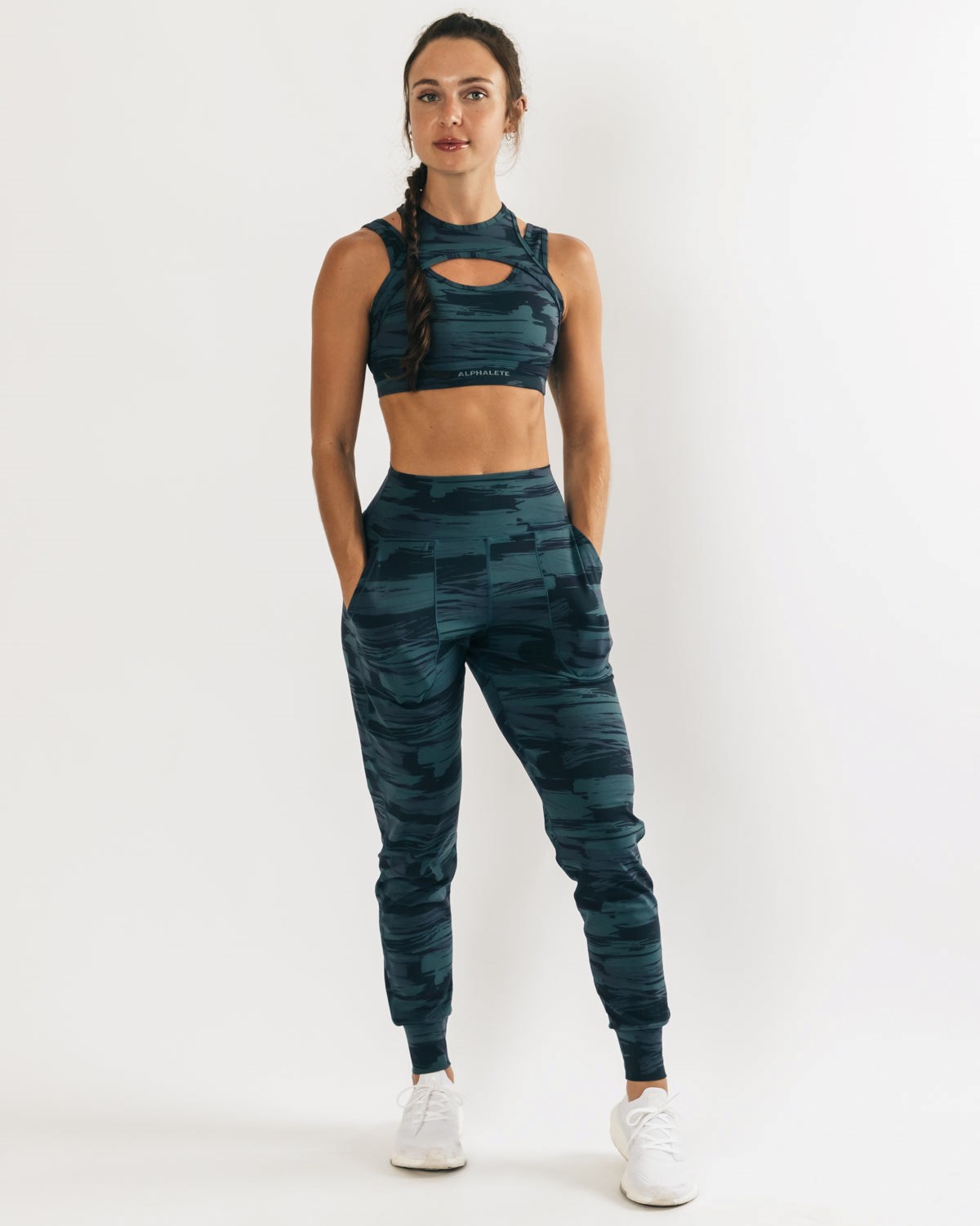 Alphalete All-Purpose Jogger Bleu Camouflage Femme | DGJ-07067969