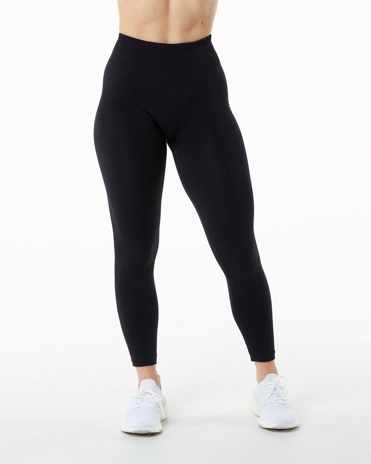 Alphalete High Performance Seamless Legging Noir Femme | ZPI-41644868