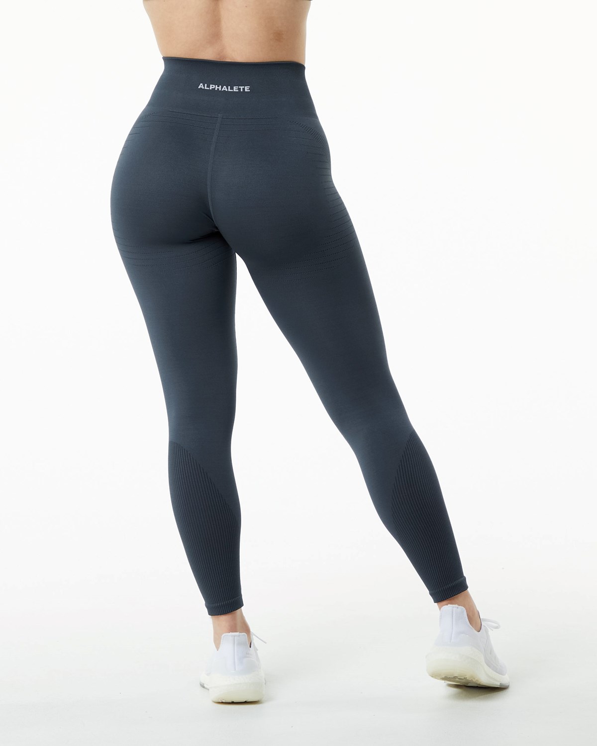 Alphalete High Performance Seamless Legging Carbon Femme | TES-55500877