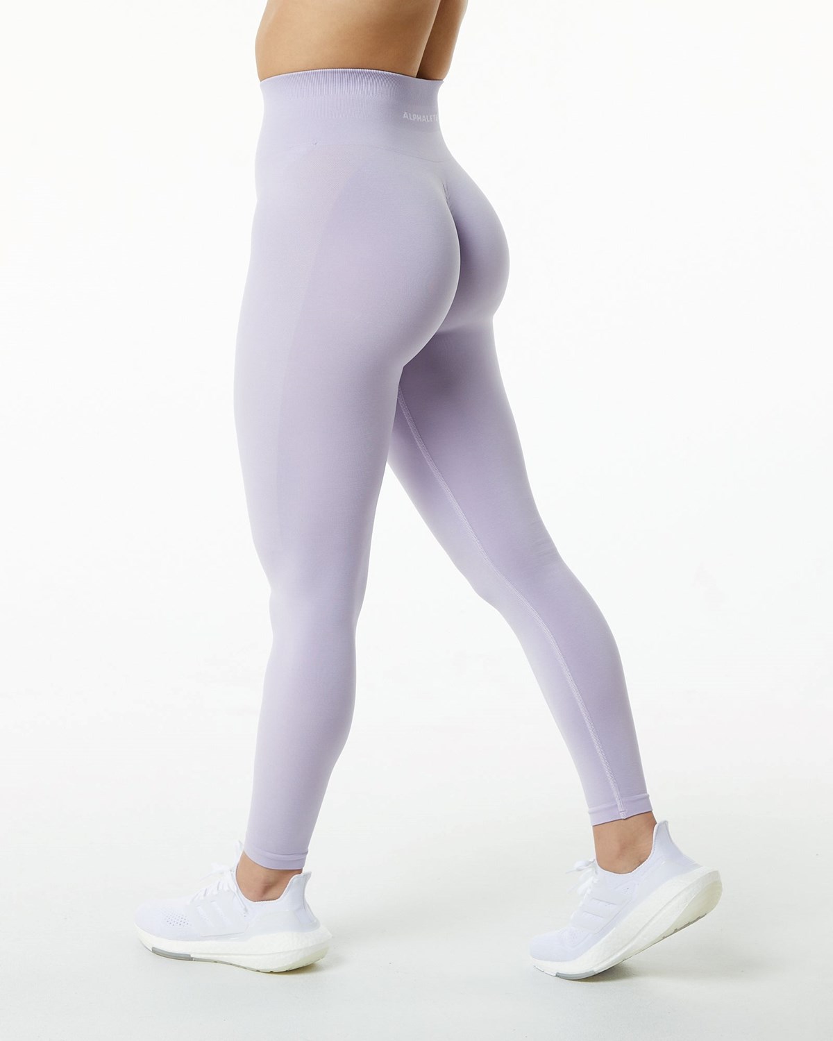 Alphalete Seamless Scrunch Legging Misty Lilac Femme | RTD-20920480