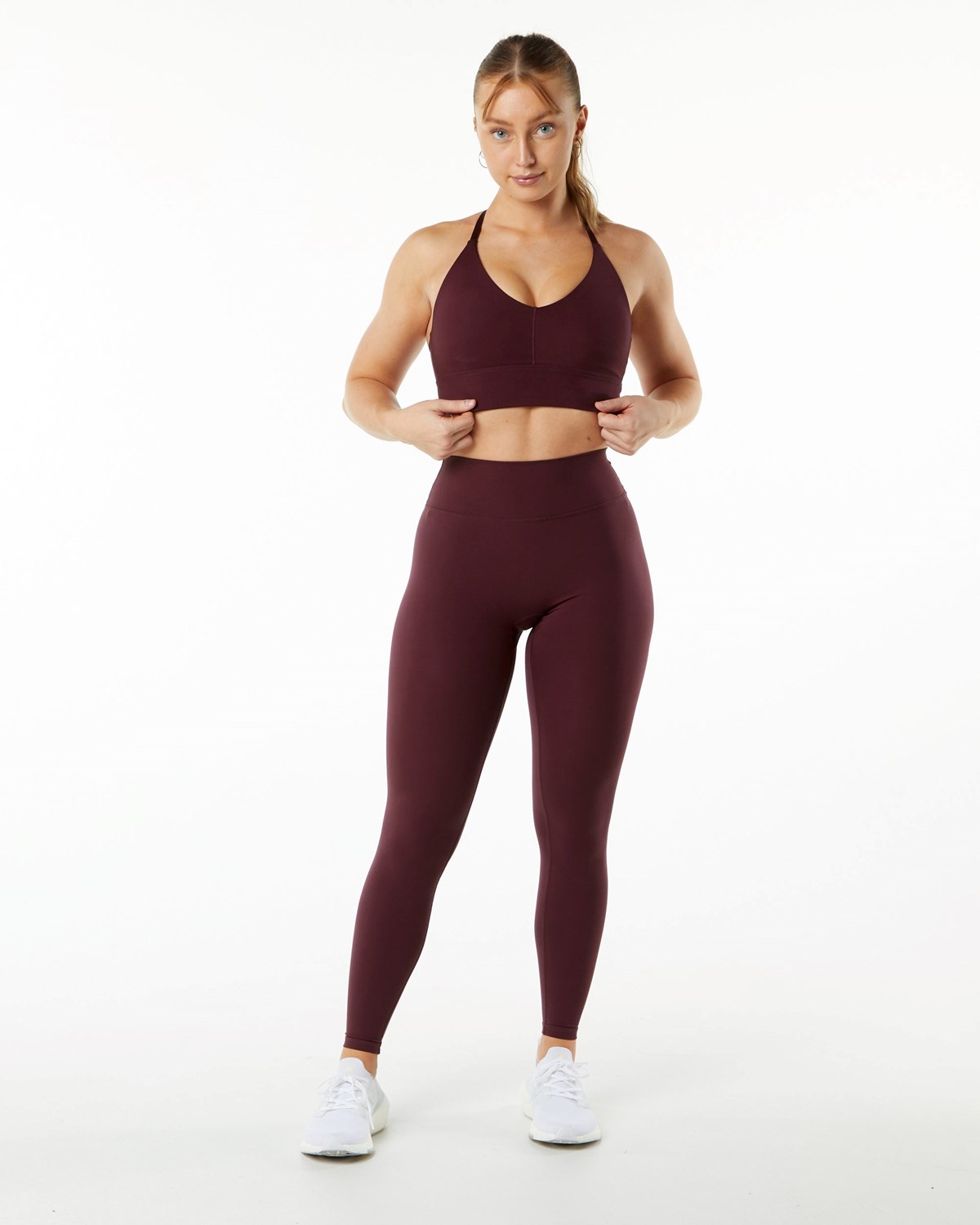 Alphalete Double Brushed All-Purpose Legging Noir Femme | BNN-40727377