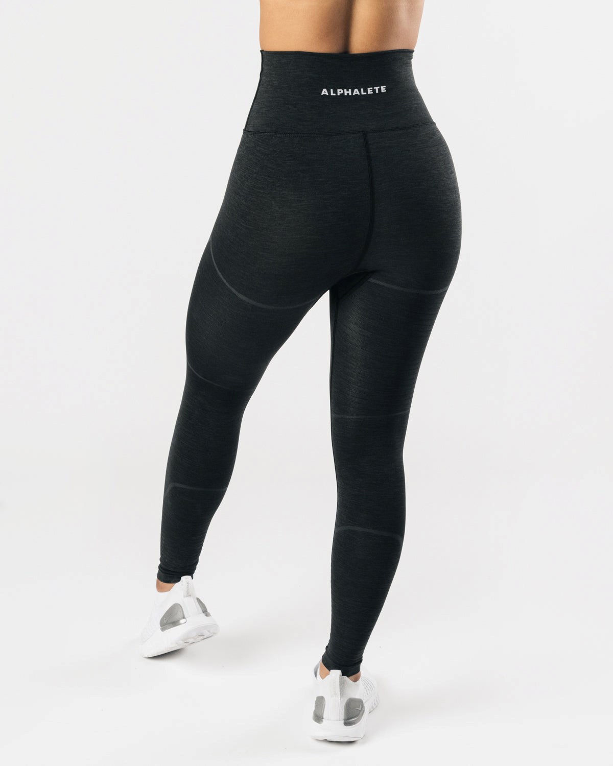 Alphalete High-Performance Seamless Legging Noir Femme | PHO-56241841