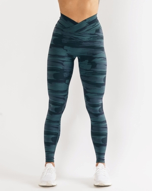 Alphalete All-Purpose Legging Bleu Camouflage Femme | OCJ-28216711