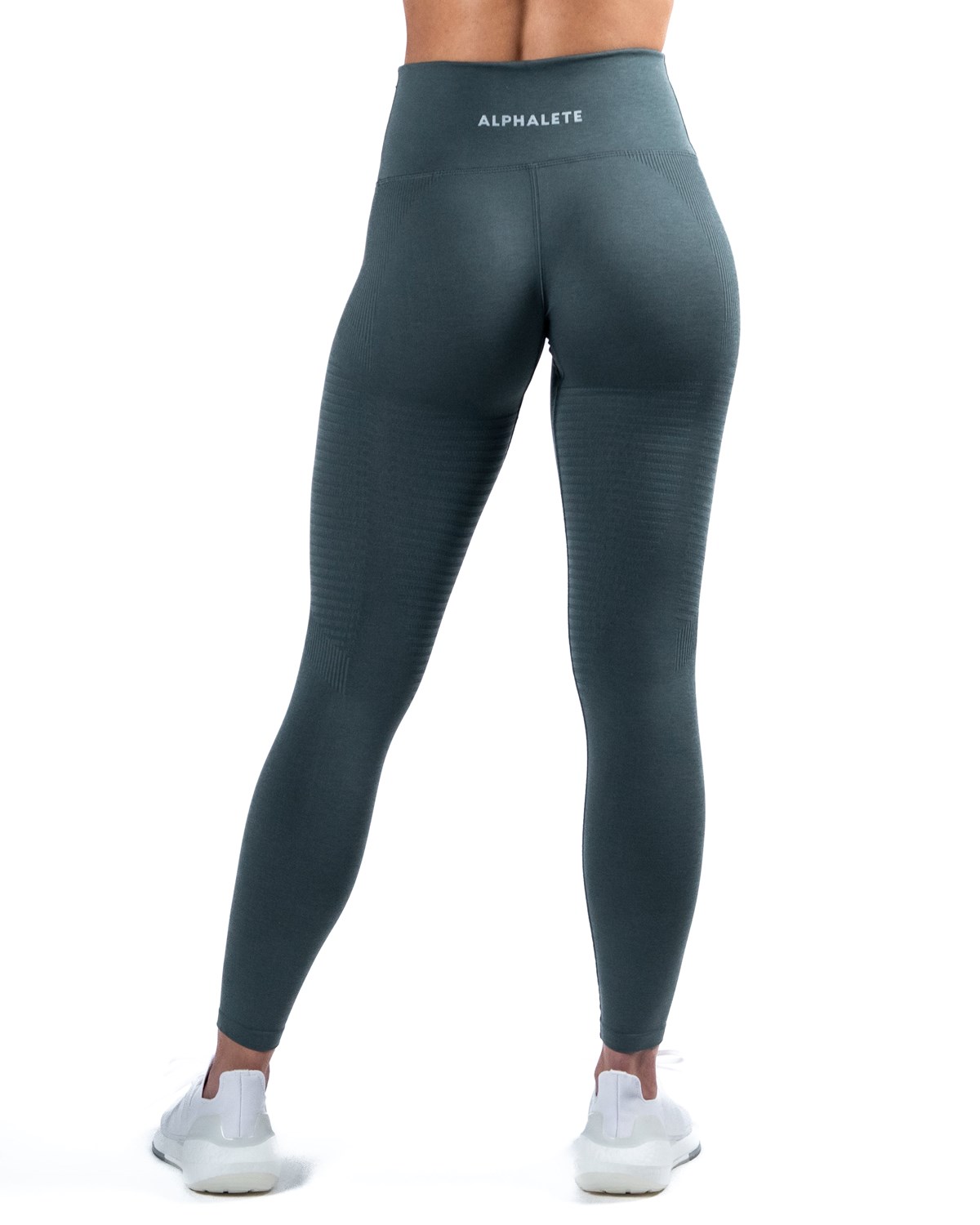 Alphalete High-Performance Seamless Legging Charcoal Femme | UYT-57289521