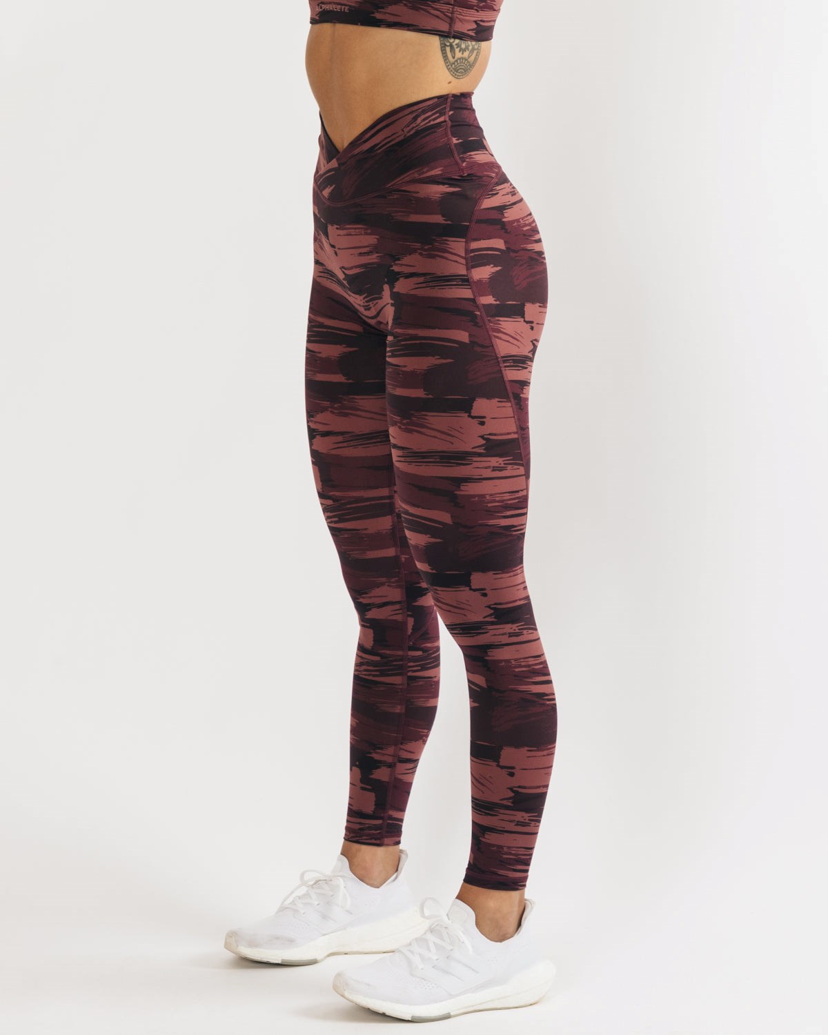 Alphalete All-Purpose Legging Bordeaux Camouflage Femme | CEH-12475599