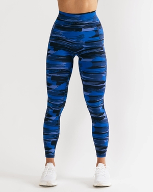 Alphalete All-Purpose Legging Bleu Camouflage Femme | XXS-26276632