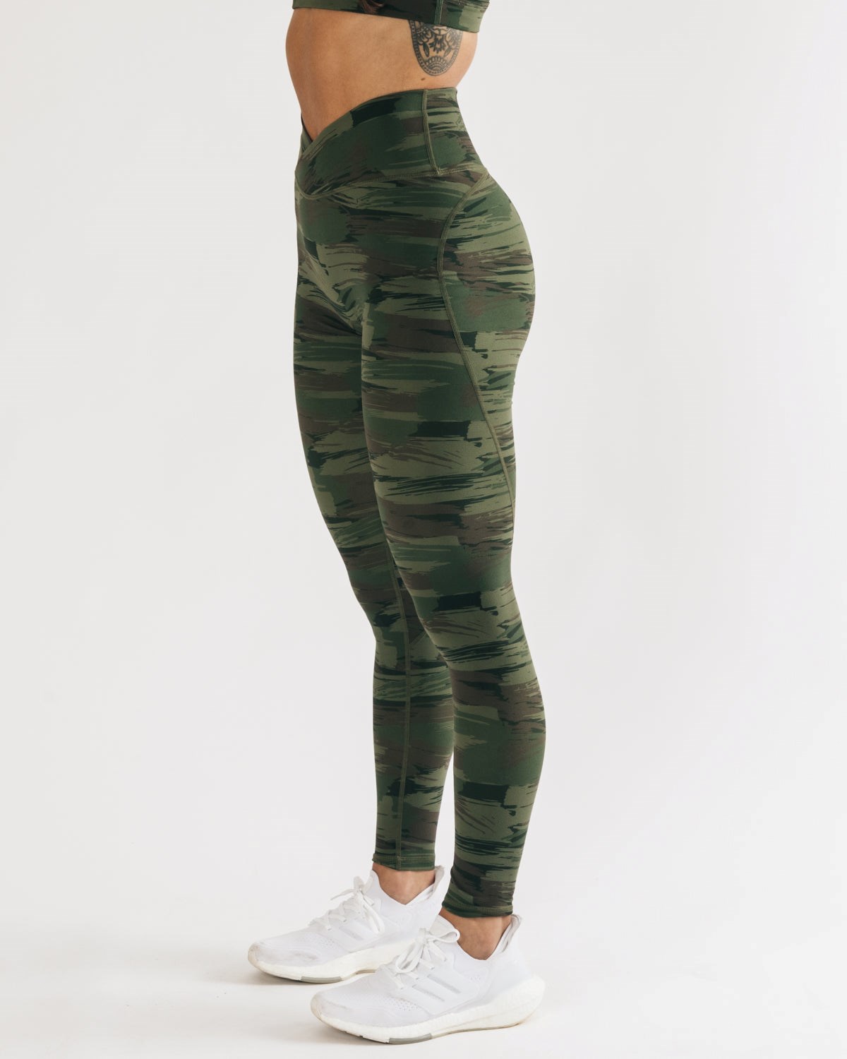 Alphalete All-Purpose Legging Vert Olive Camouflage Femme | MJJ-17272767