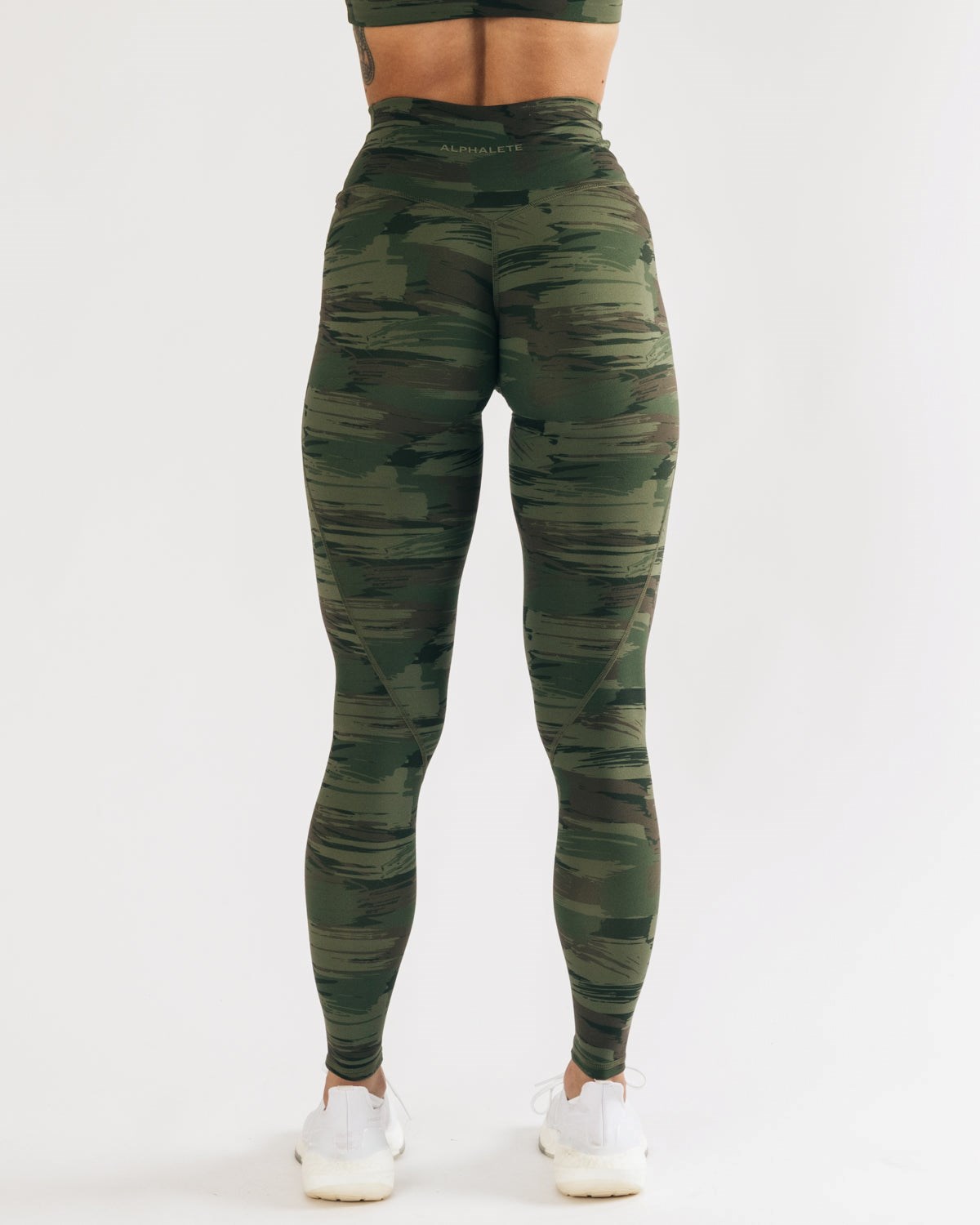 Alphalete All-Purpose Legging Vert Olive Camouflage Femme | MJJ-17272767