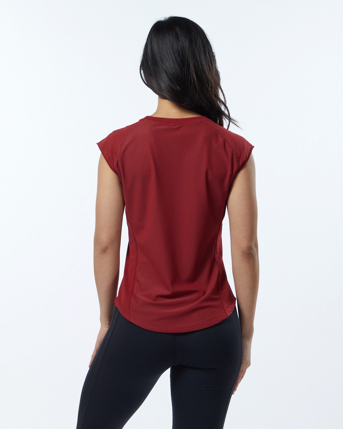 Alphalete High Performance Corta Sleeve Tee Rouge Femme | WWE-93622388