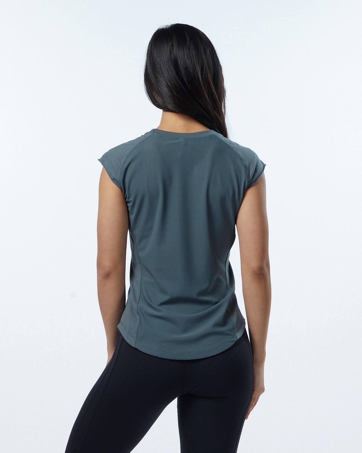 Alphalete High Performance Corta Sleeve Tee Grise Femme | NIU-15174499