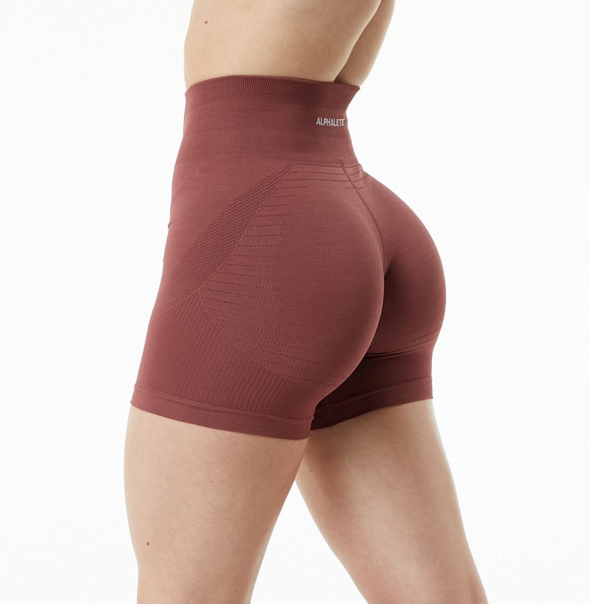 Alphalete High Performance Seamless Corta Gingerbread Femme | AJA-10306747