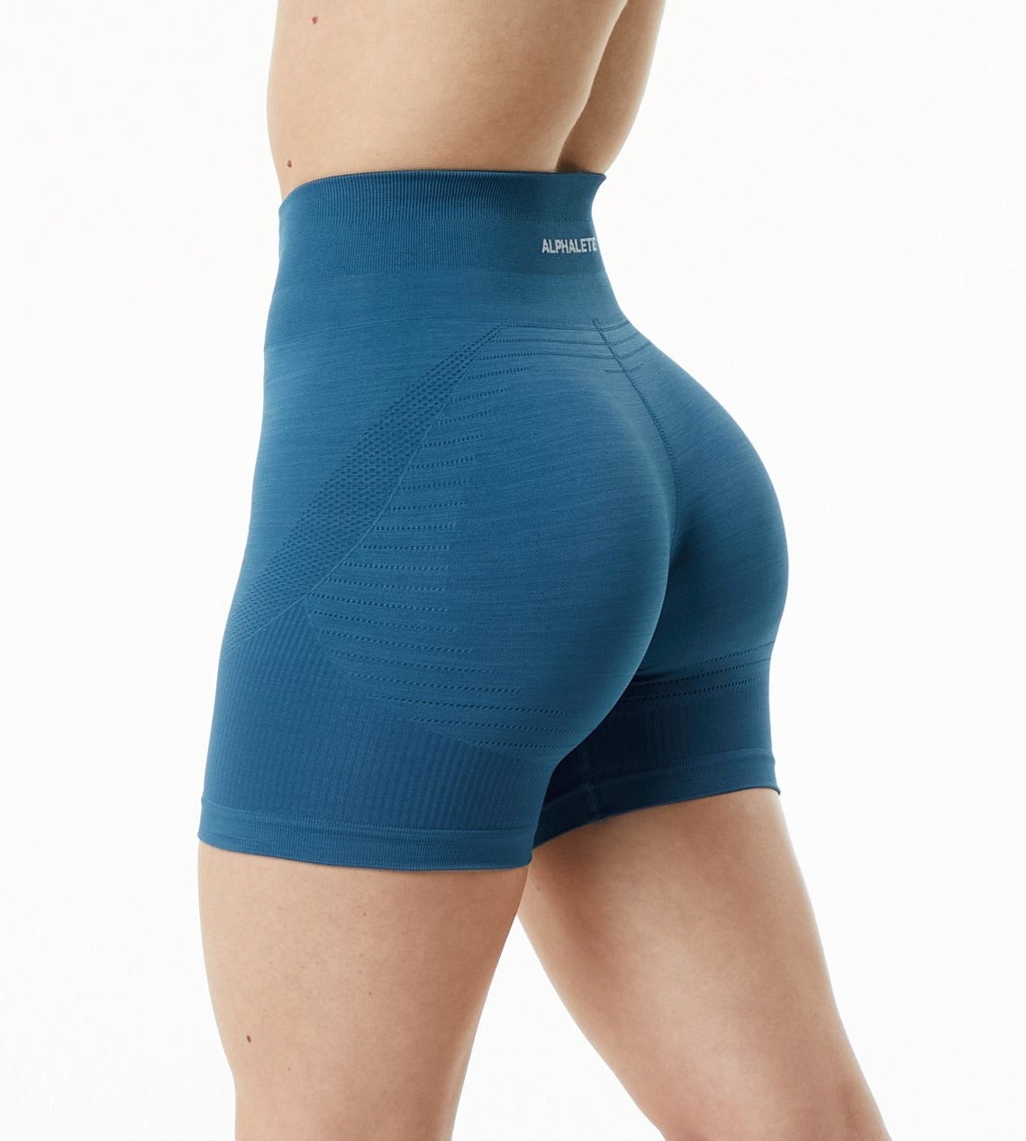 Alphalete High Performance Seamless Corta Bleu Femme | MJF-35194572