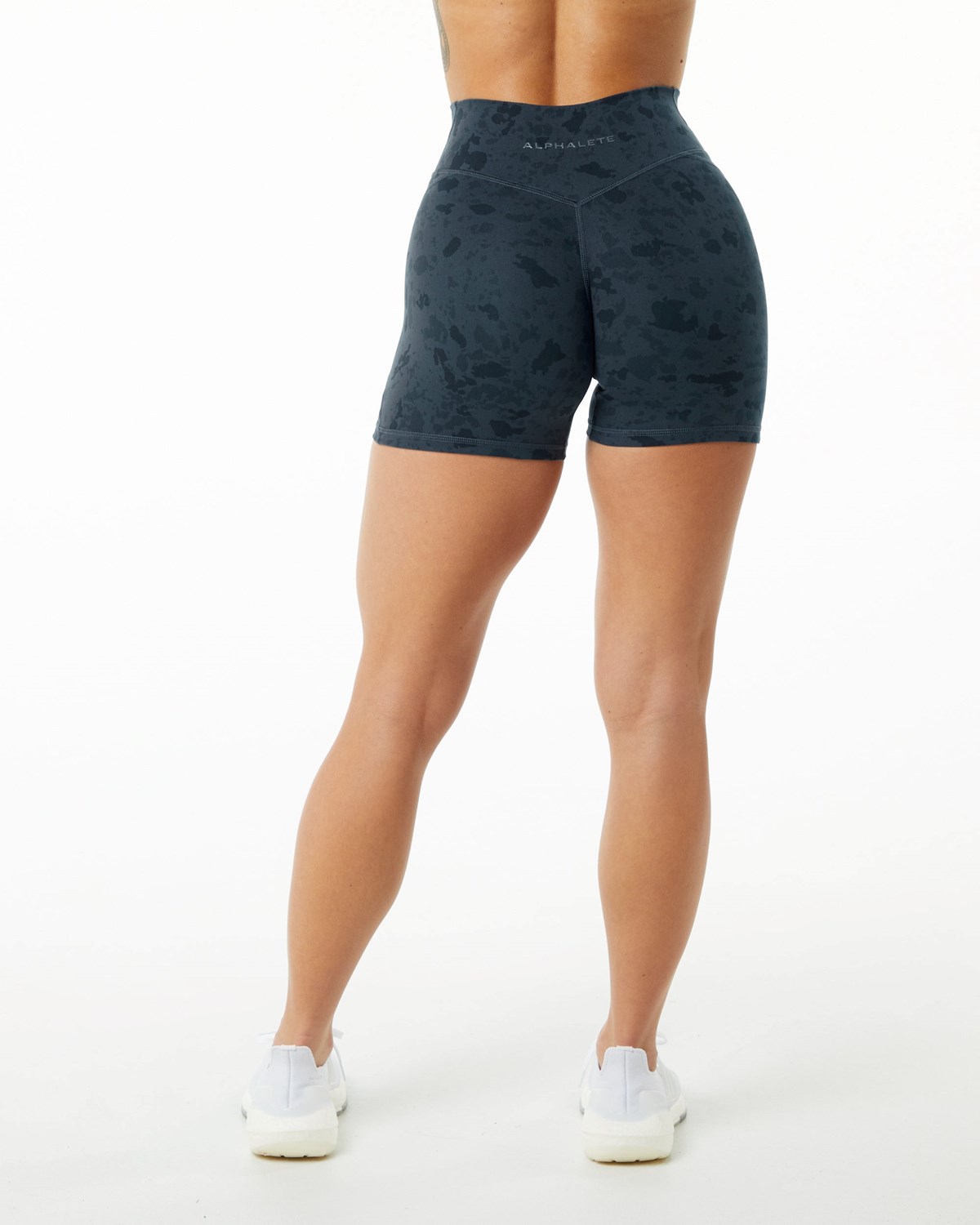 Alphalete Single Brushed Cross-Wrapped Corta Bleu Femme | OFZ-47765196