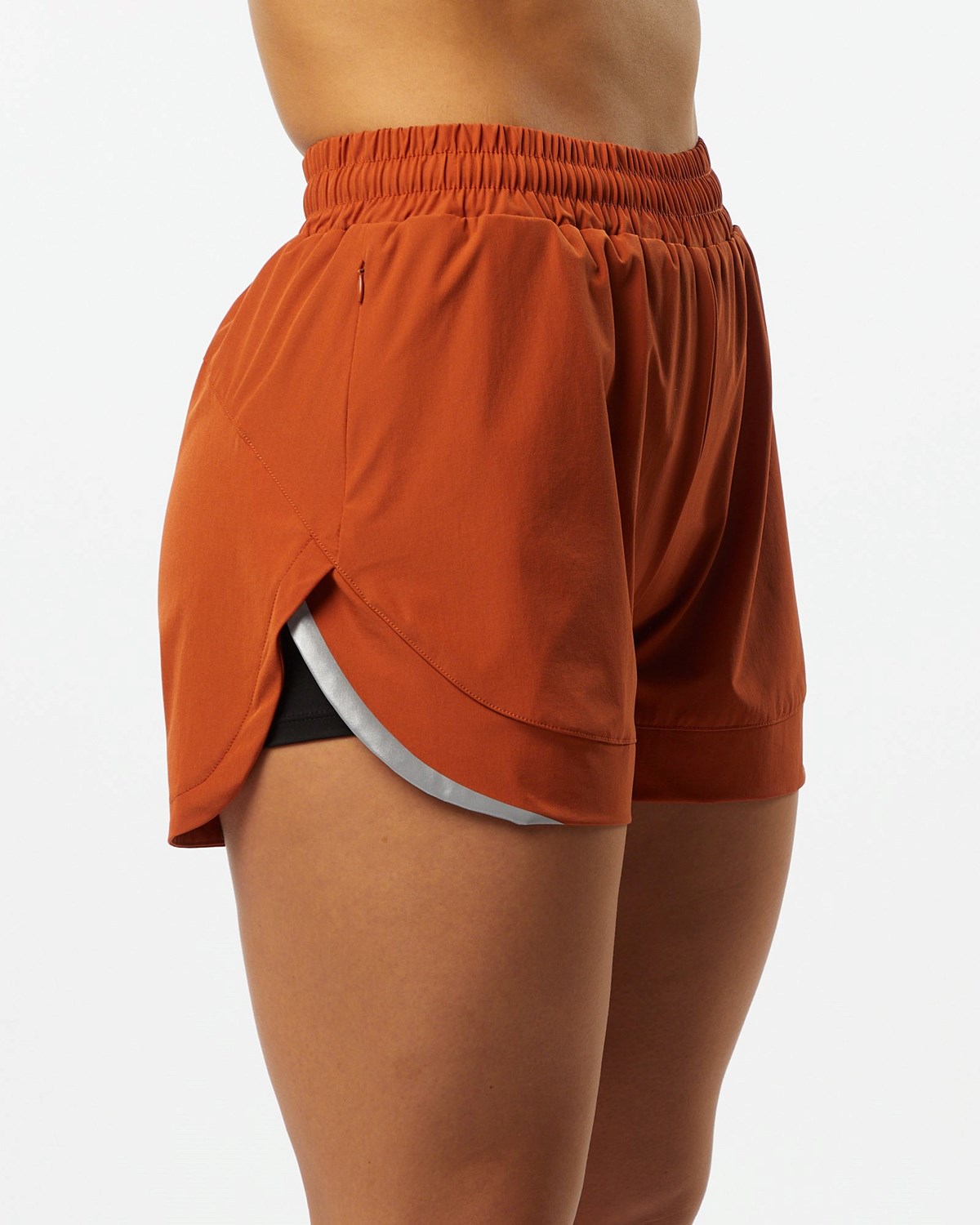 Alphalete Doublée Woven 4-Way Stretch Corta Sour Tangerine Femme | MAP-85211999