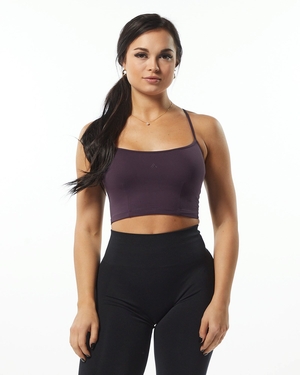 Alphalete Camisole Y-Back Crop Tank Violette Femme | RWV-26054012