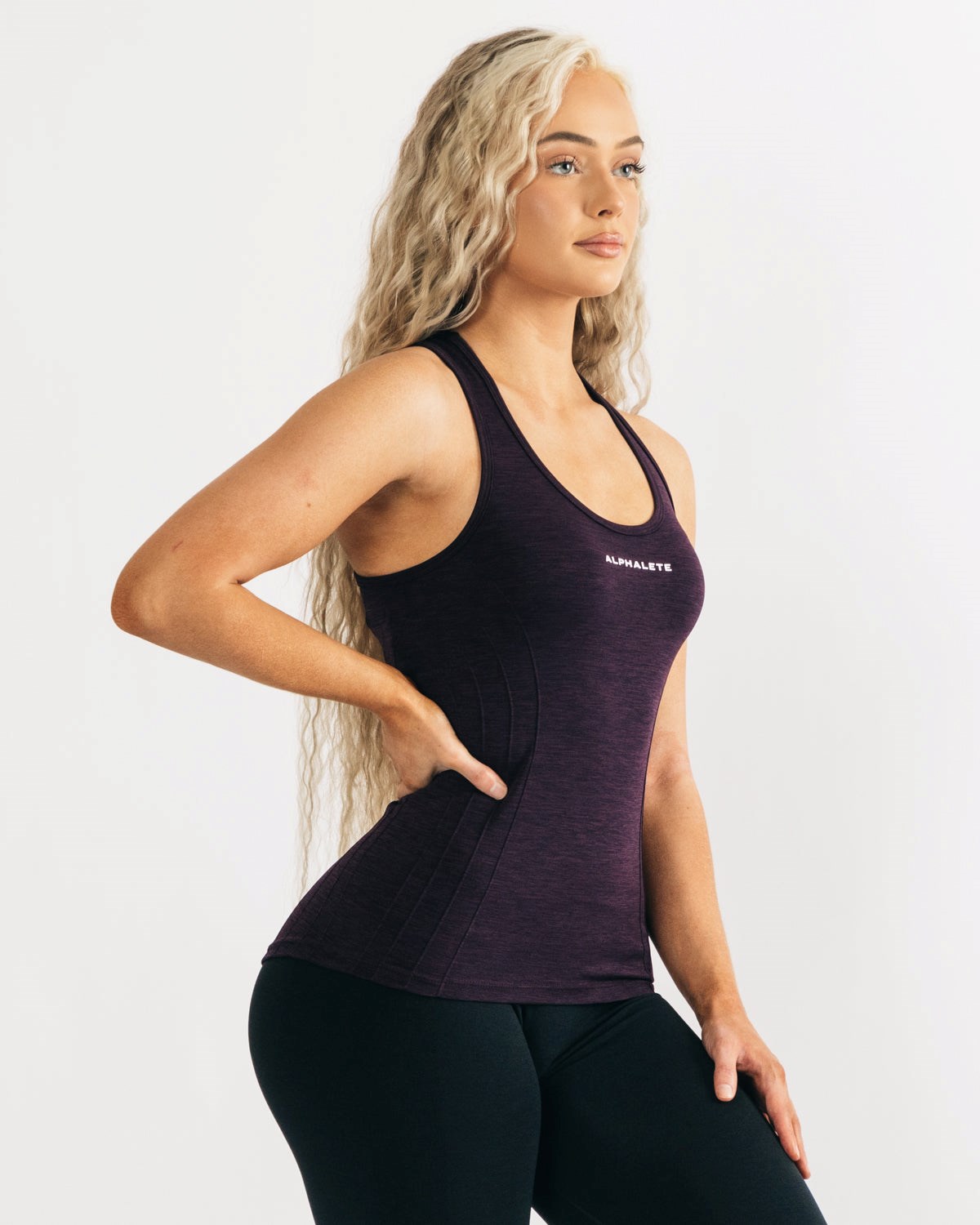 Alphalete High Performance Seamless Tank Twilight Femme | NST-02706874