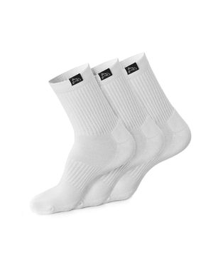 Alphalete Crew Sock Blanche Femme | ZOW-06157043